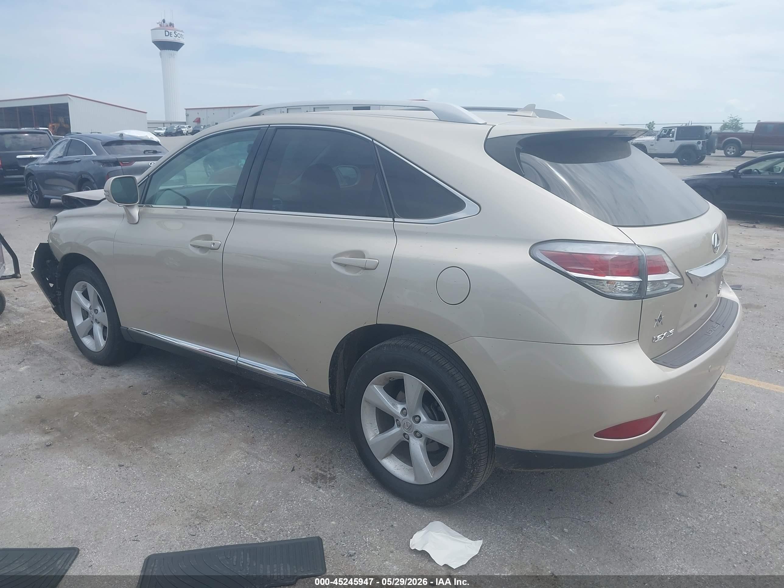 2013 Lexus Rx 350   Beige vin: 2T2BK1BA0DC167660