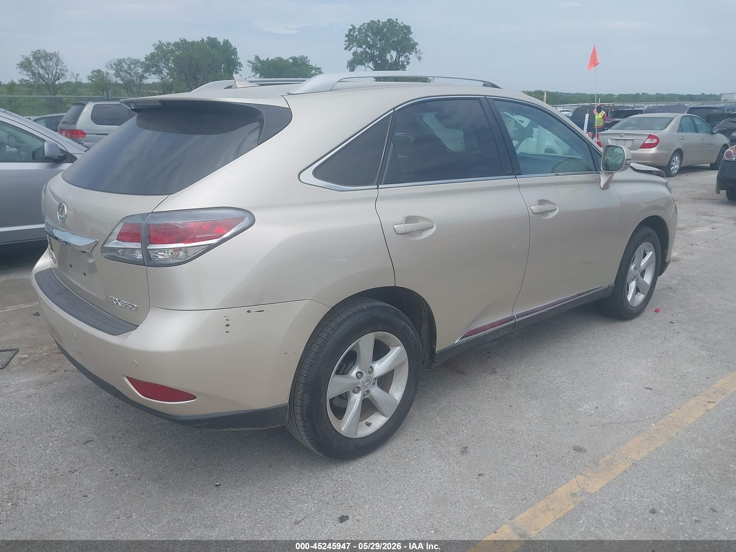 2013 Lexus Rx 350   Beige vin: 2T2BK1BA0DC167660