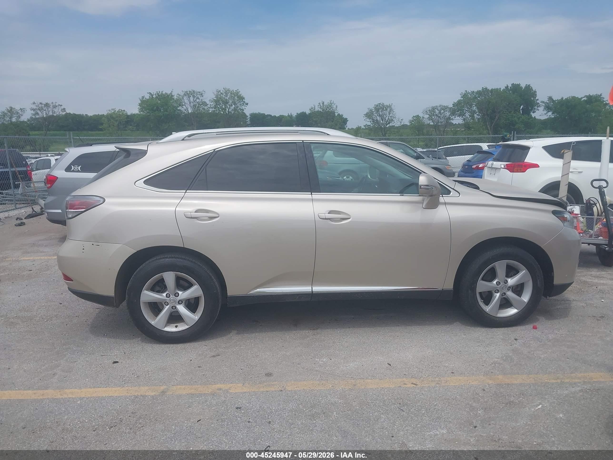 2013 Lexus Rx 350   Beige vin: 2T2BK1BA0DC167660