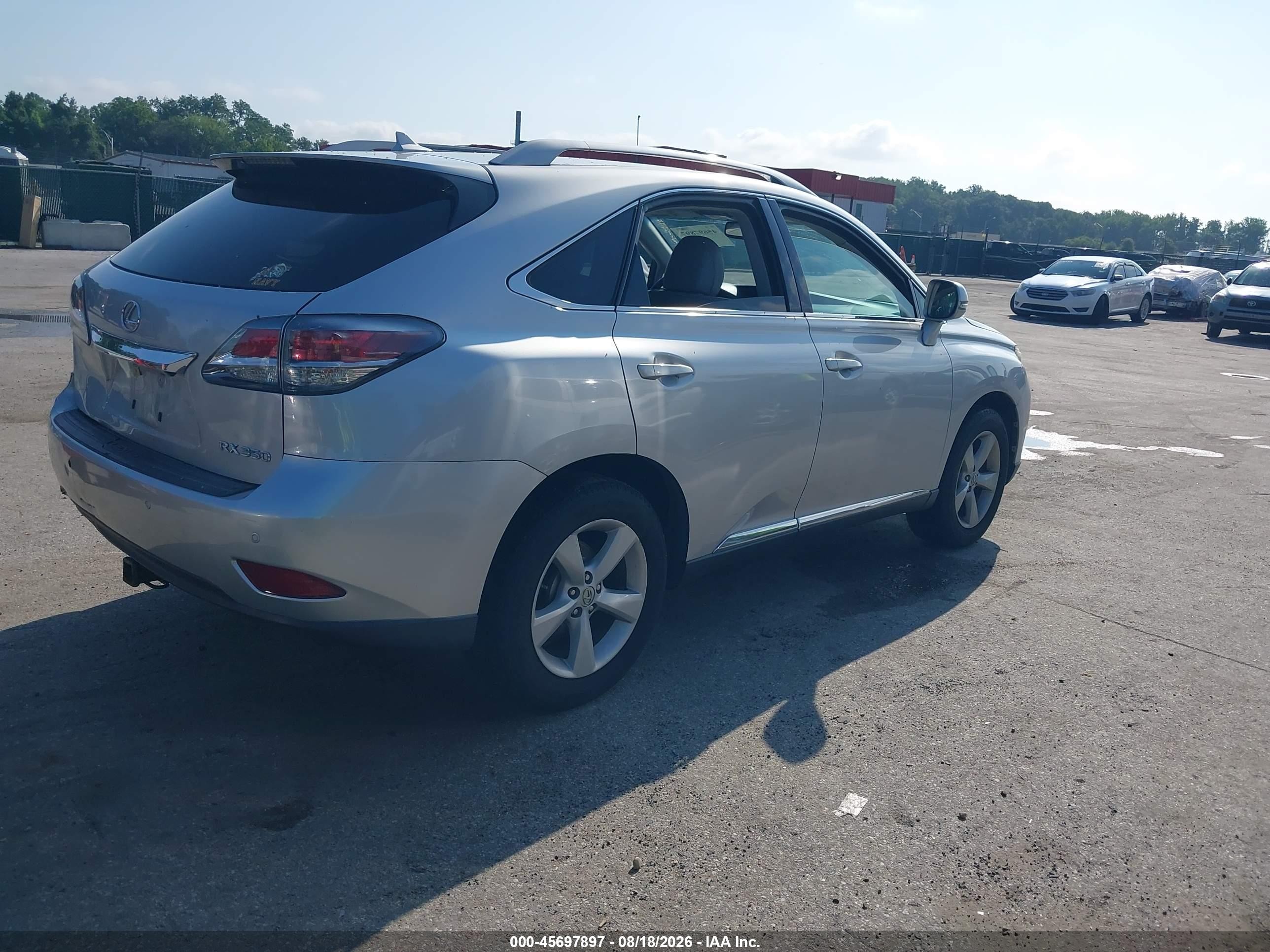 2013 Lexus Rx 350 Silver vin: 2T2BK1BA0DC172115