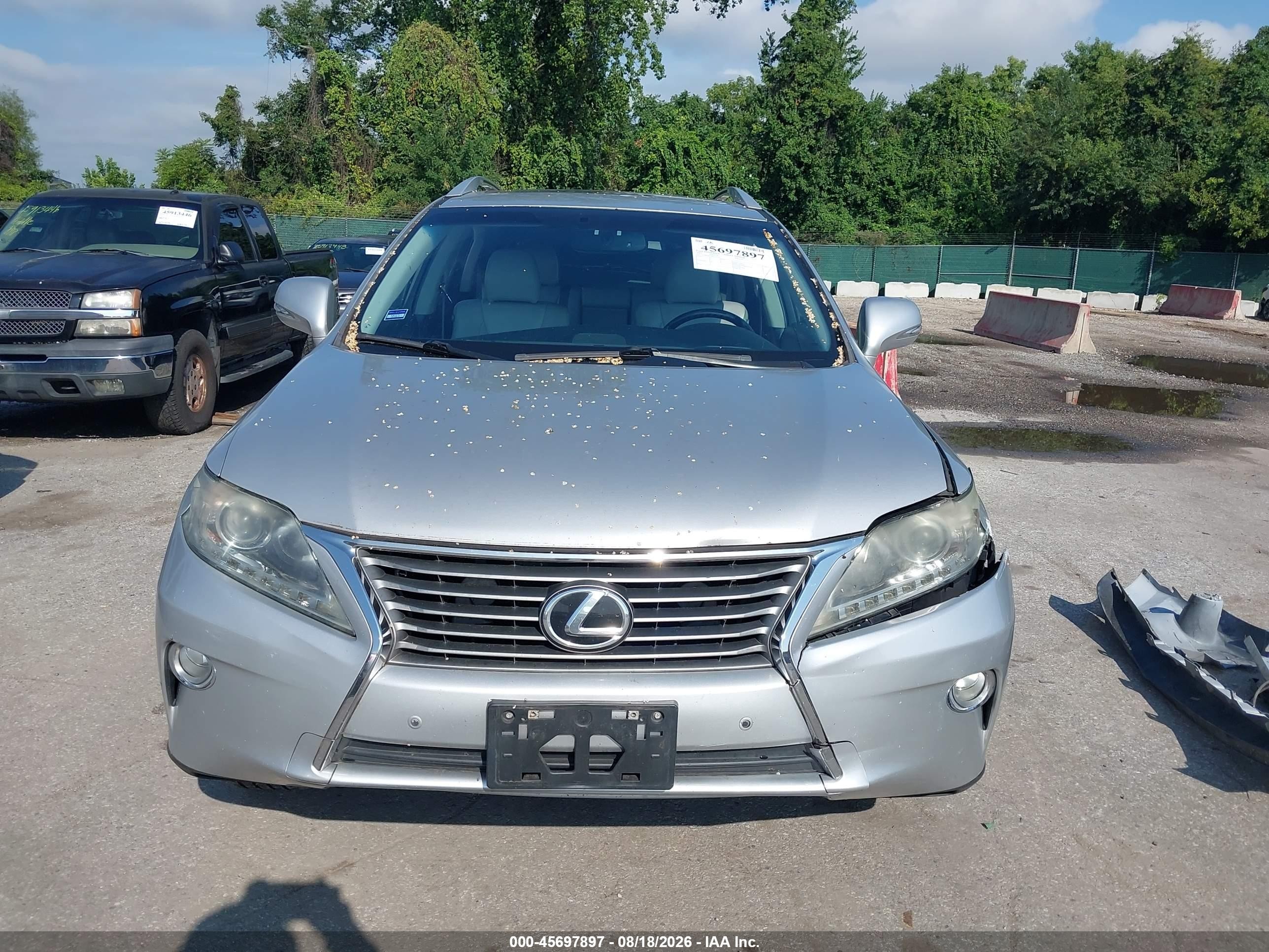 2013 Lexus Rx 350 Silver vin: 2T2BK1BA0DC172115