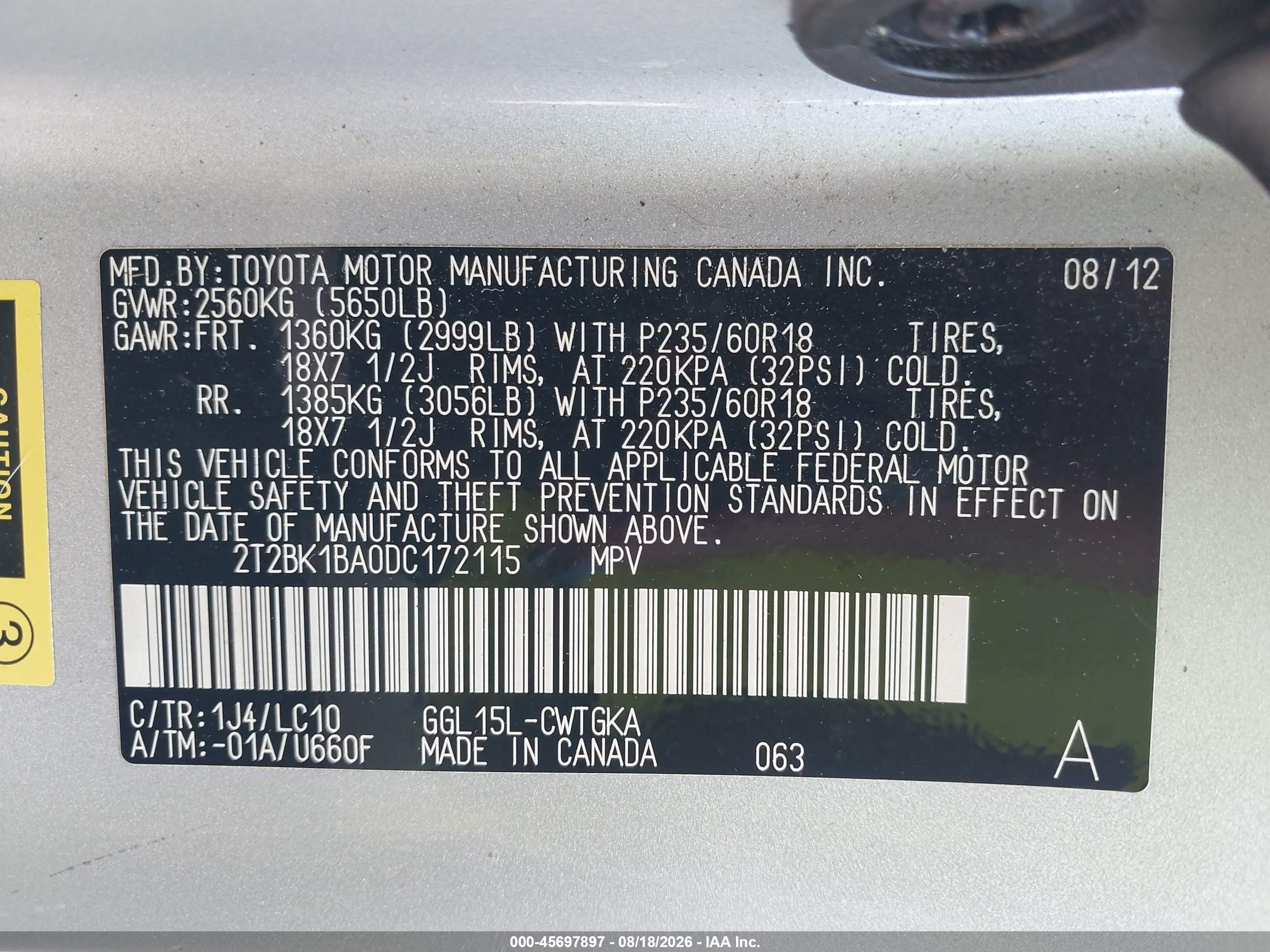2013 Lexus Rx 350 Silver vin: 2T2BK1BA0DC172115