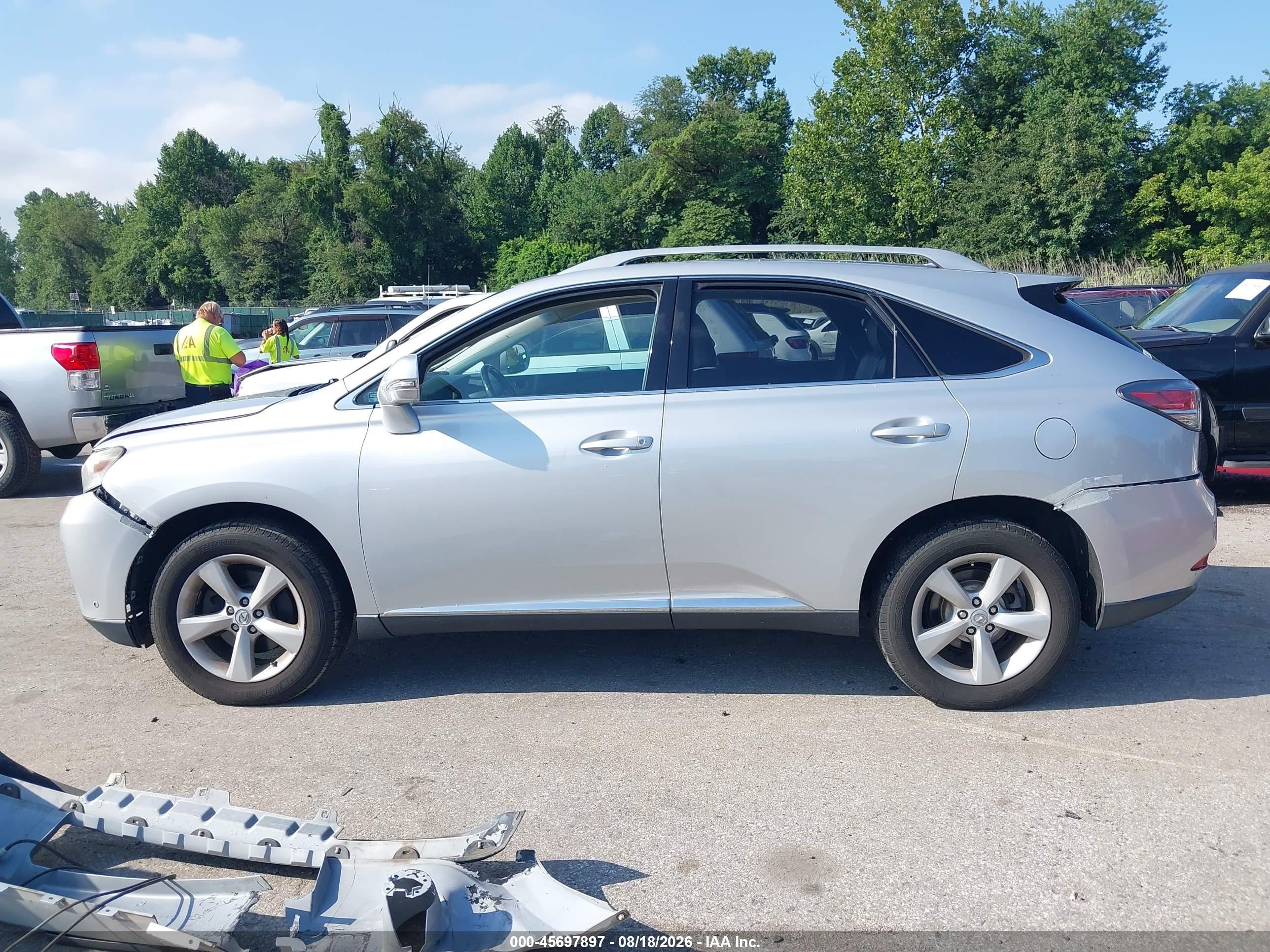 2013 Lexus Rx 350 Silver vin: 2T2BK1BA0DC172115