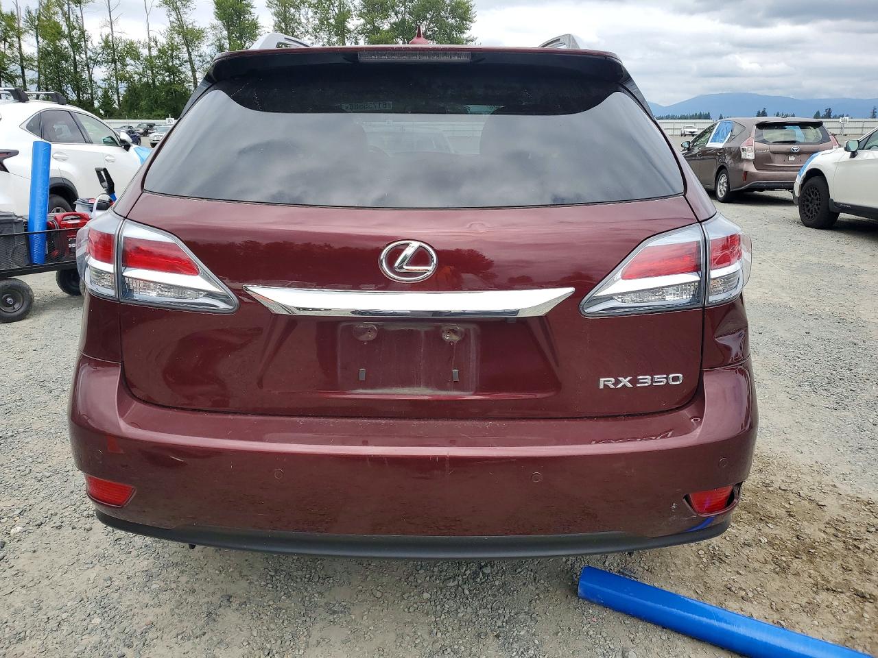 2013 Lexus Rx 350 Base Maroon vin: 2T2BK1BA0DC176505