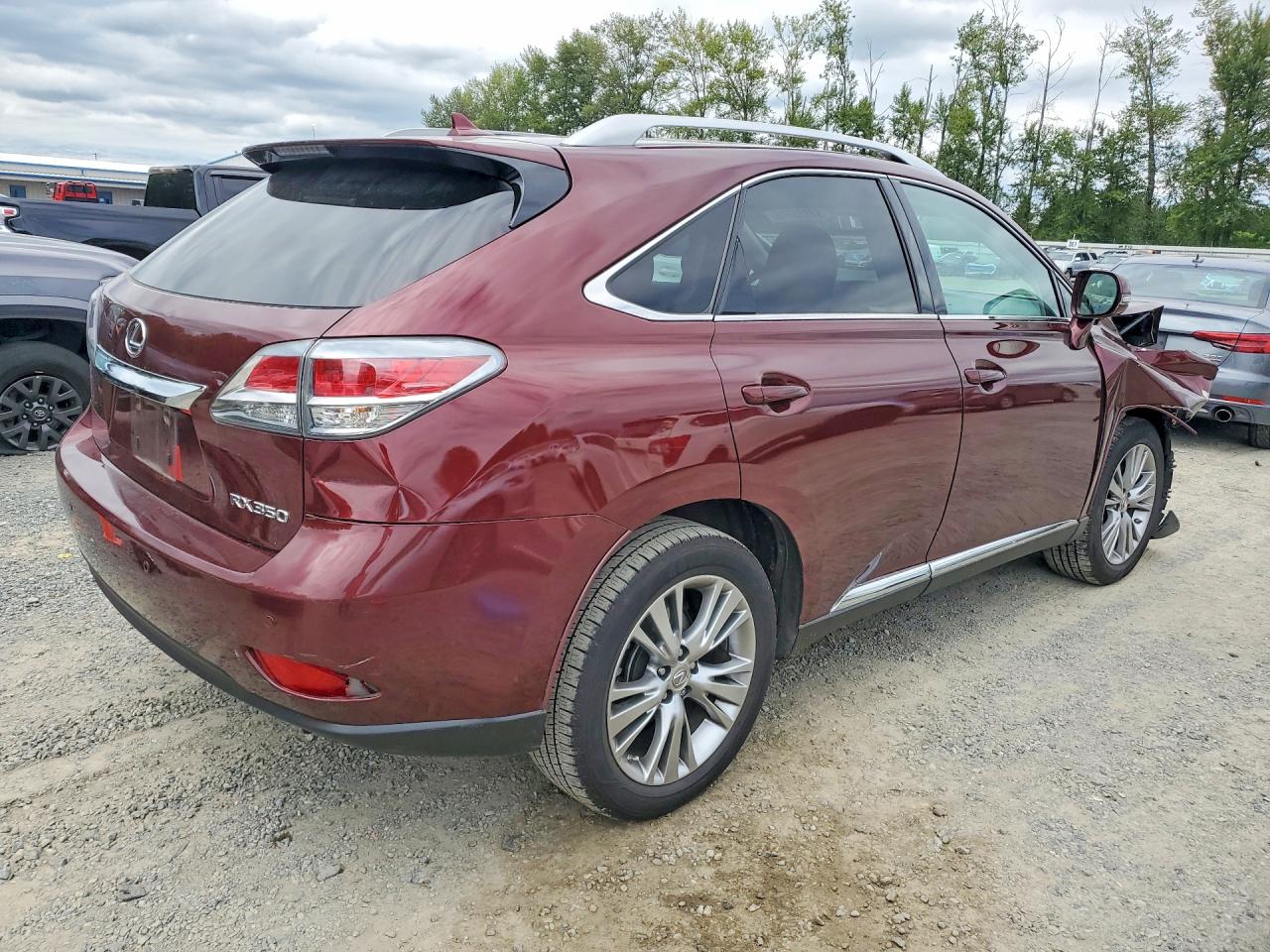 2013 Lexus Rx 350 Base Maroon vin: 2T2BK1BA0DC176505
