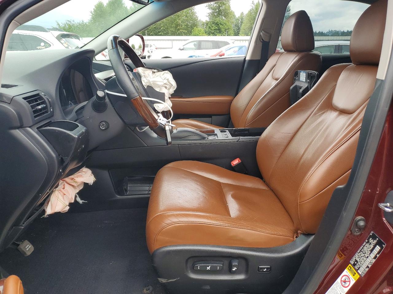 2013 Lexus Rx 350 Base Maroon vin: 2T2BK1BA0DC176505