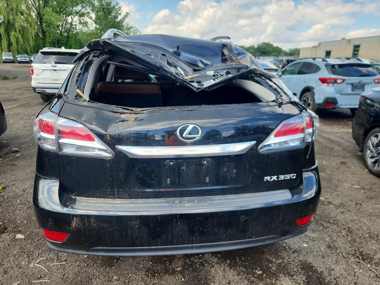 2013 Lexus Rx 350 Base Black vin: 2T2BK1BA0DC180411