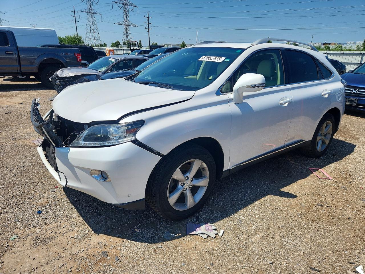 2013 Lexus Rx 350 Base Белый vin: 2T2BK1BA0DC181879