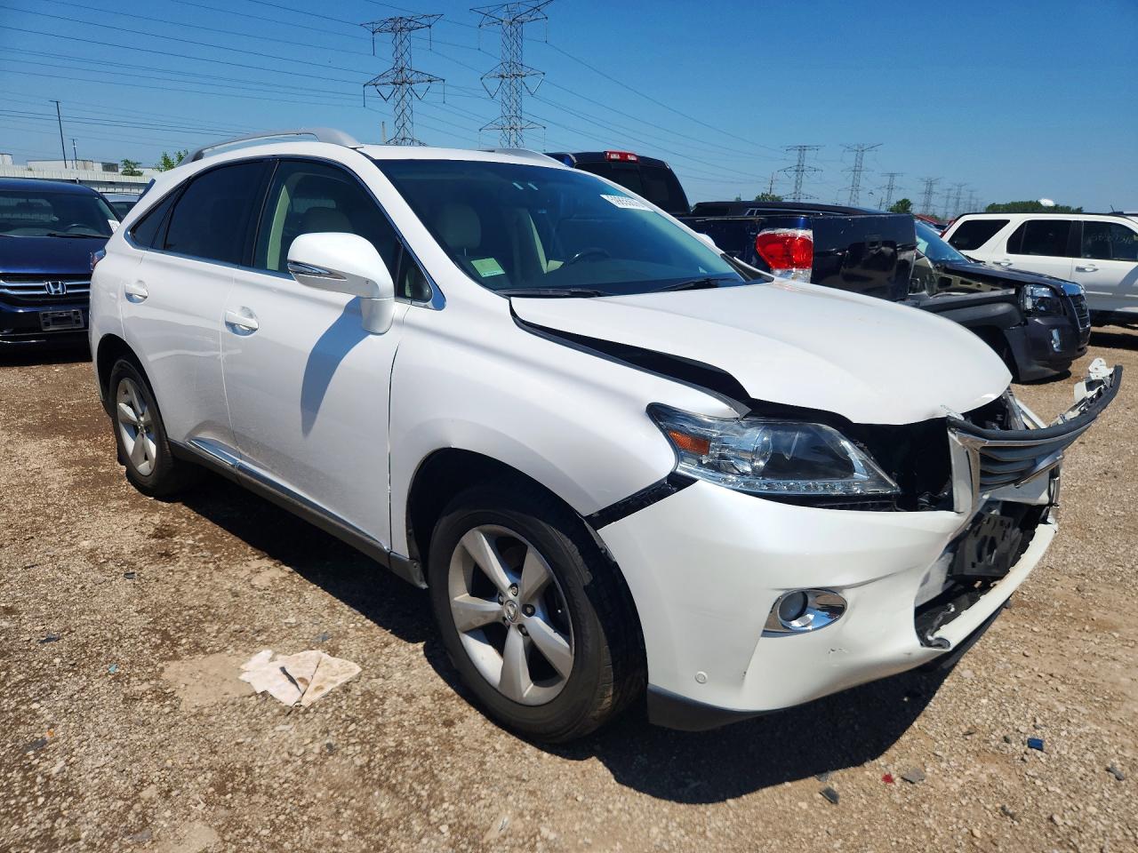 2013 Lexus Rx 350 Base Белый vin: 2T2BK1BA0DC181879