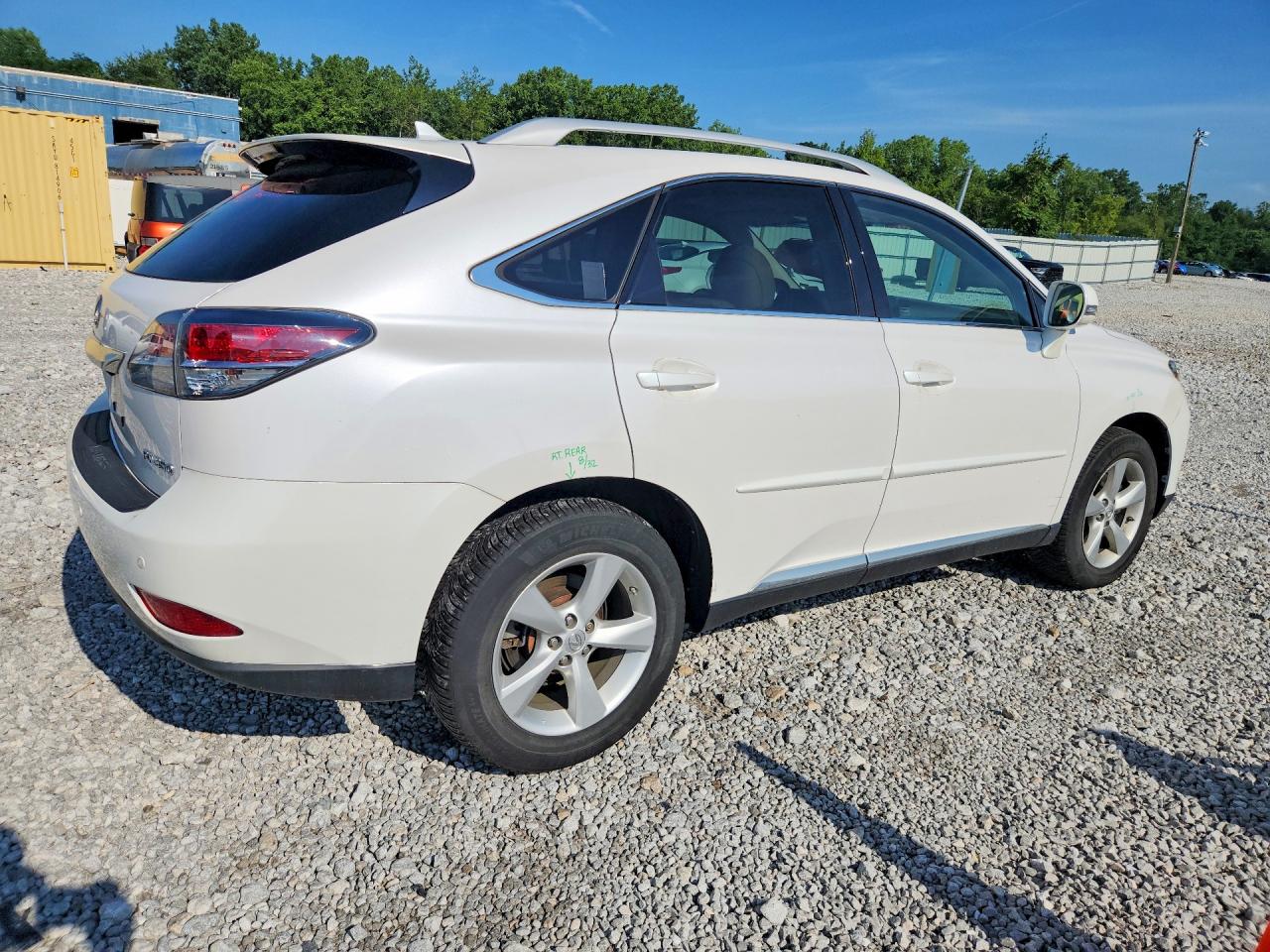 2013 Lexus Rx 350 Base White vin: 2T2BK1BA0DC194972