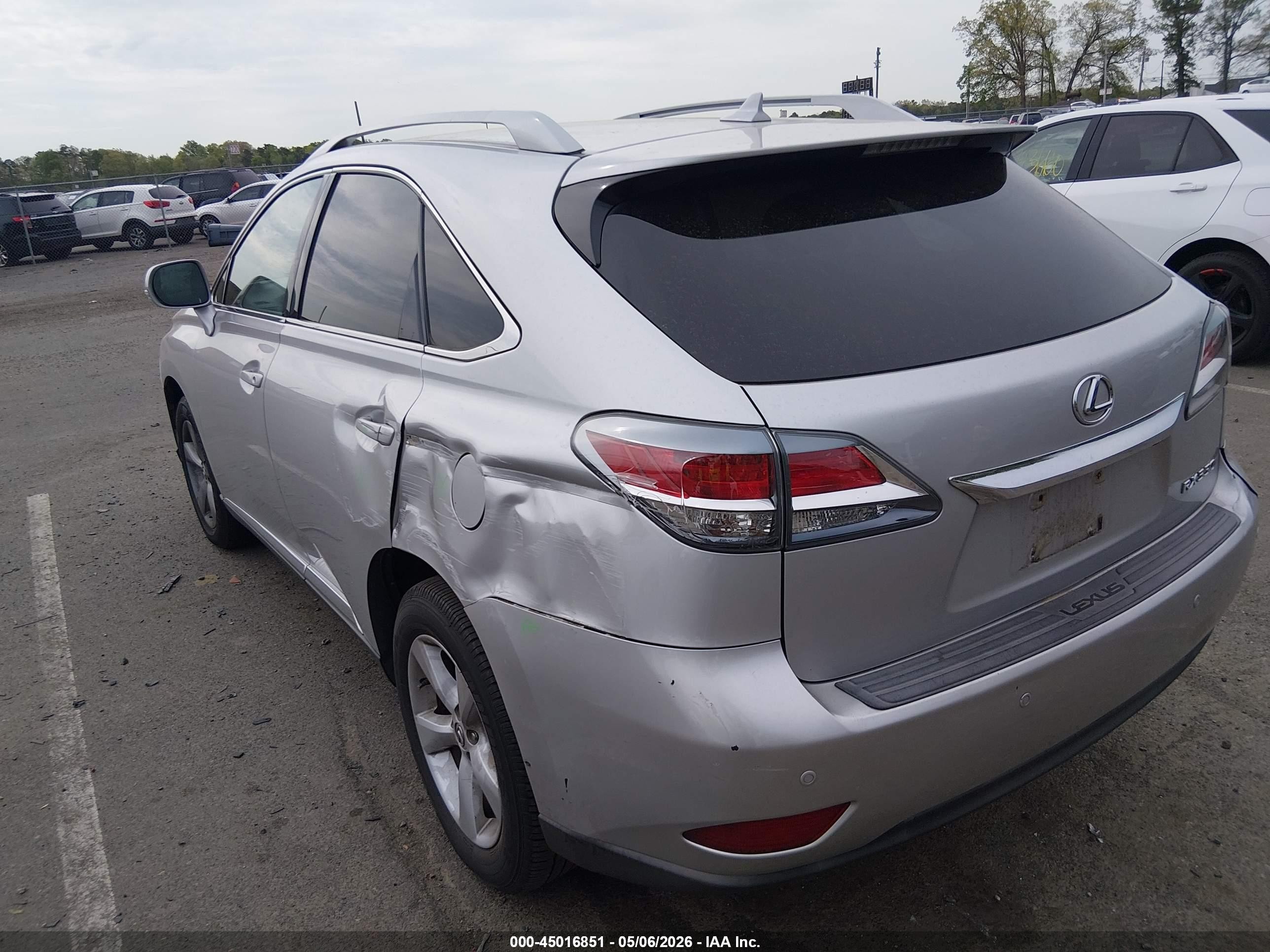 2013 Lexus Rx 350   Silver vin: 2T2BK1BA0DC202598