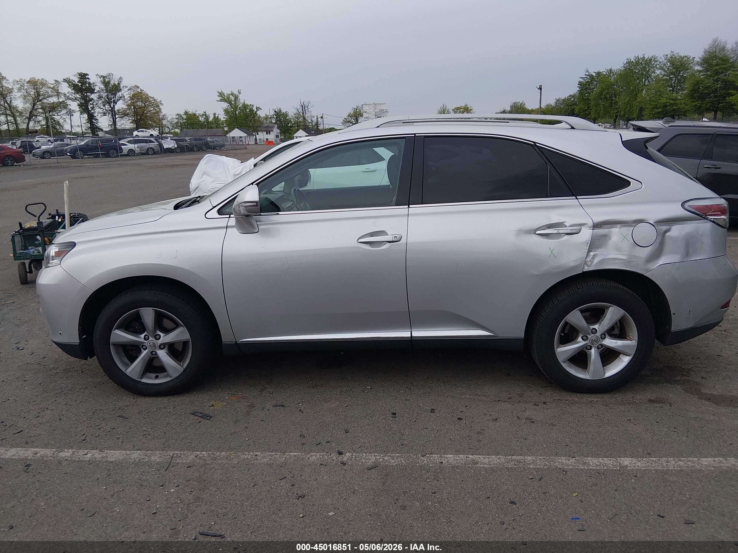 2013 Lexus Rx 350   Silver vin: 2T2BK1BA0DC202598