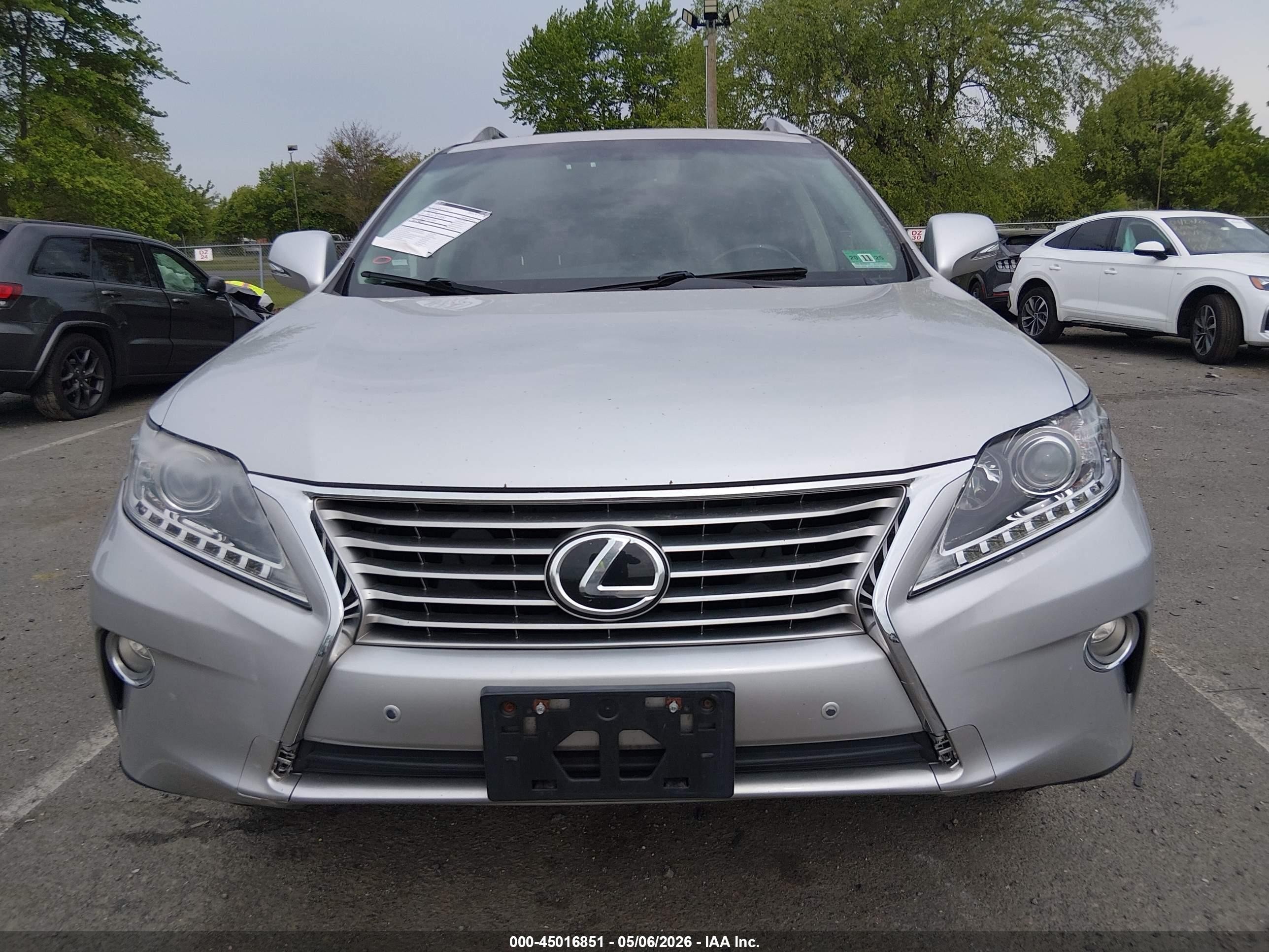 2013 Lexus Rx 350   Silver vin: 2T2BK1BA0DC202598