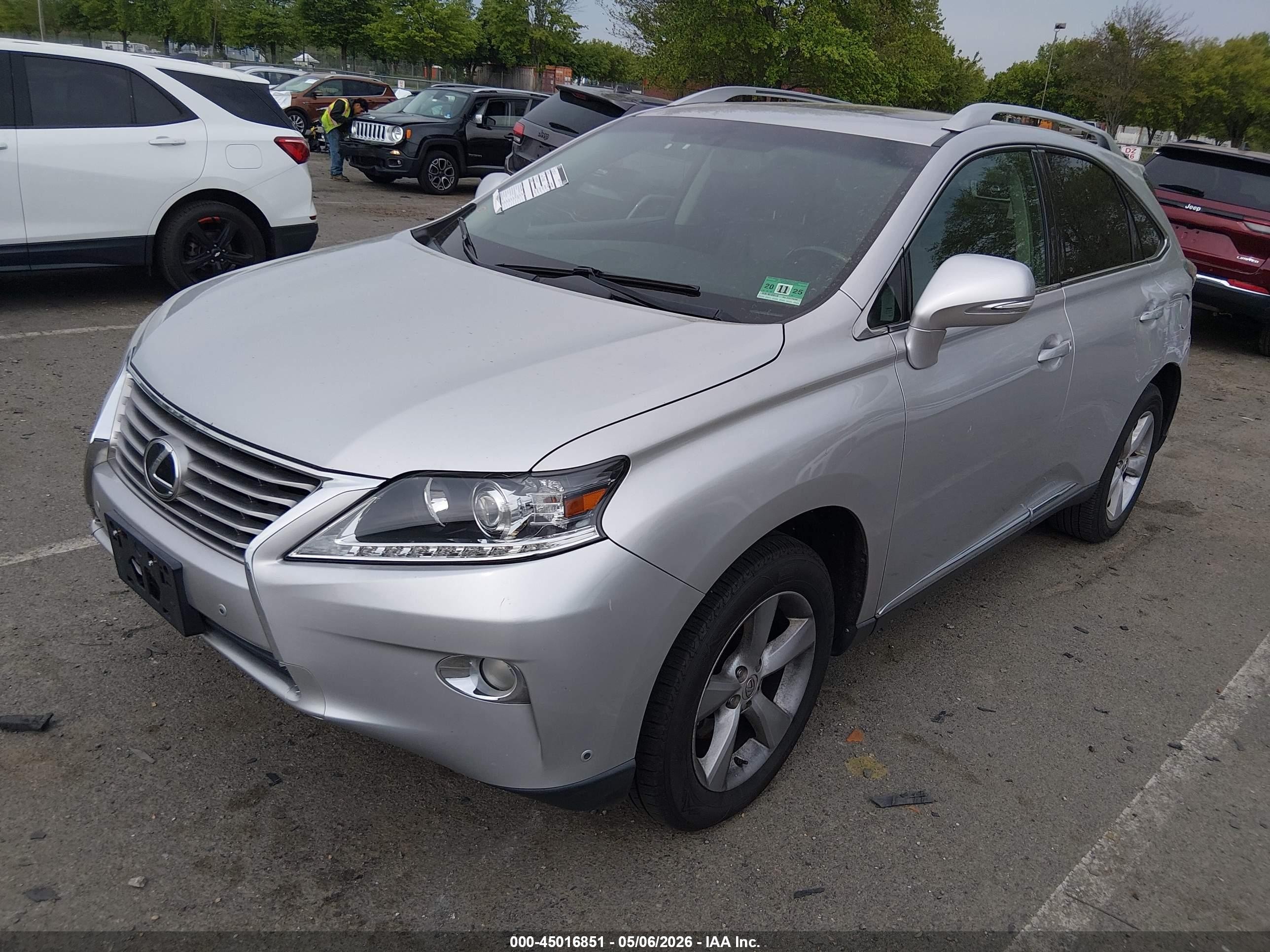 2013 Lexus Rx 350   Silver vin: 2T2BK1BA0DC202598