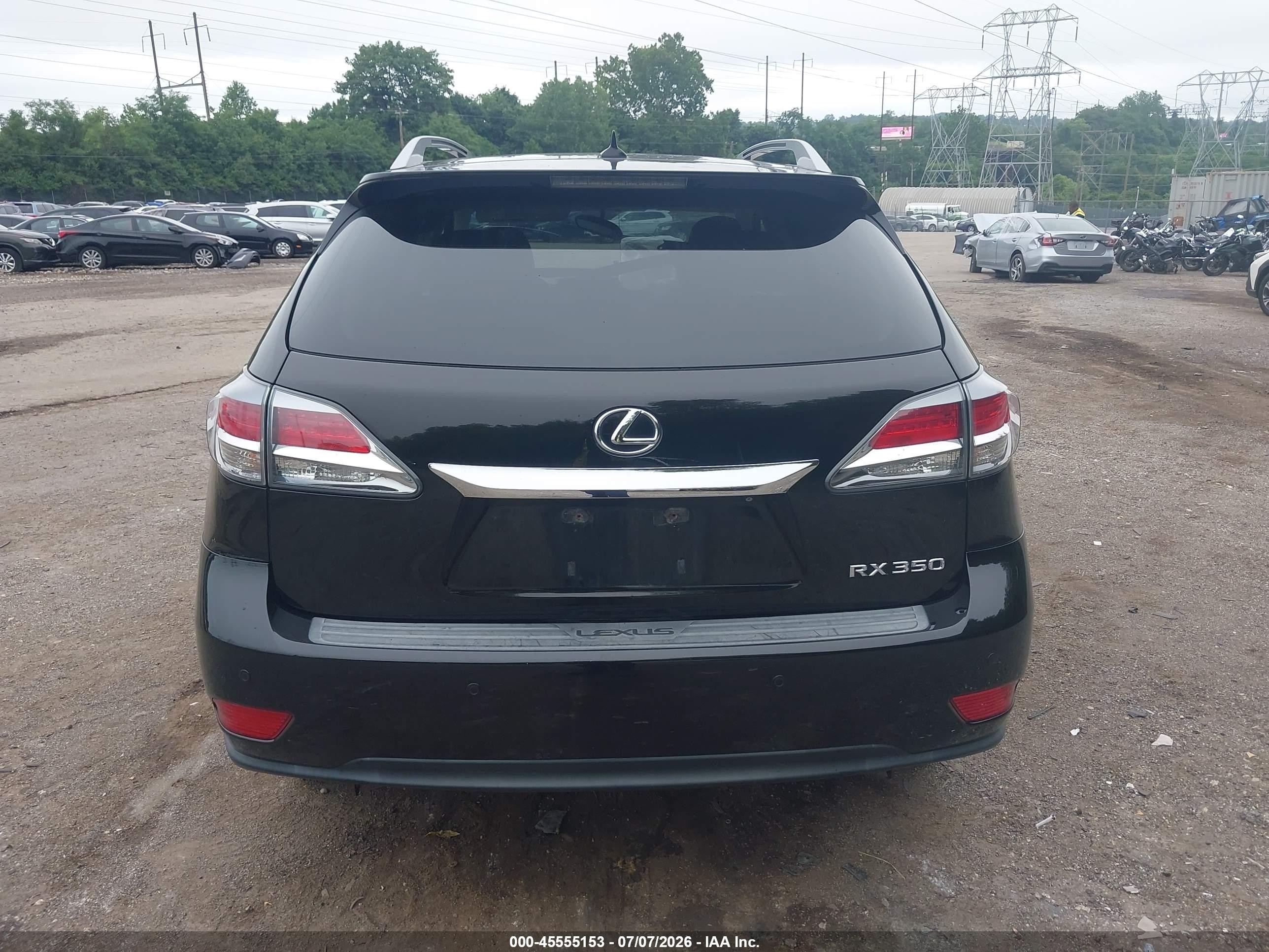 2013 Lexus Rx 350   Black vin: 2T2BK1BA0DC203654
