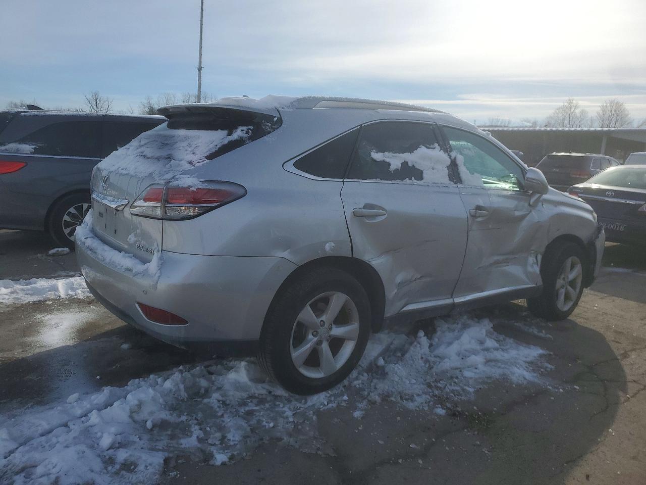 2013 Lexus Rx 350 Base Silver vin: 2T2BK1BA0DC212807