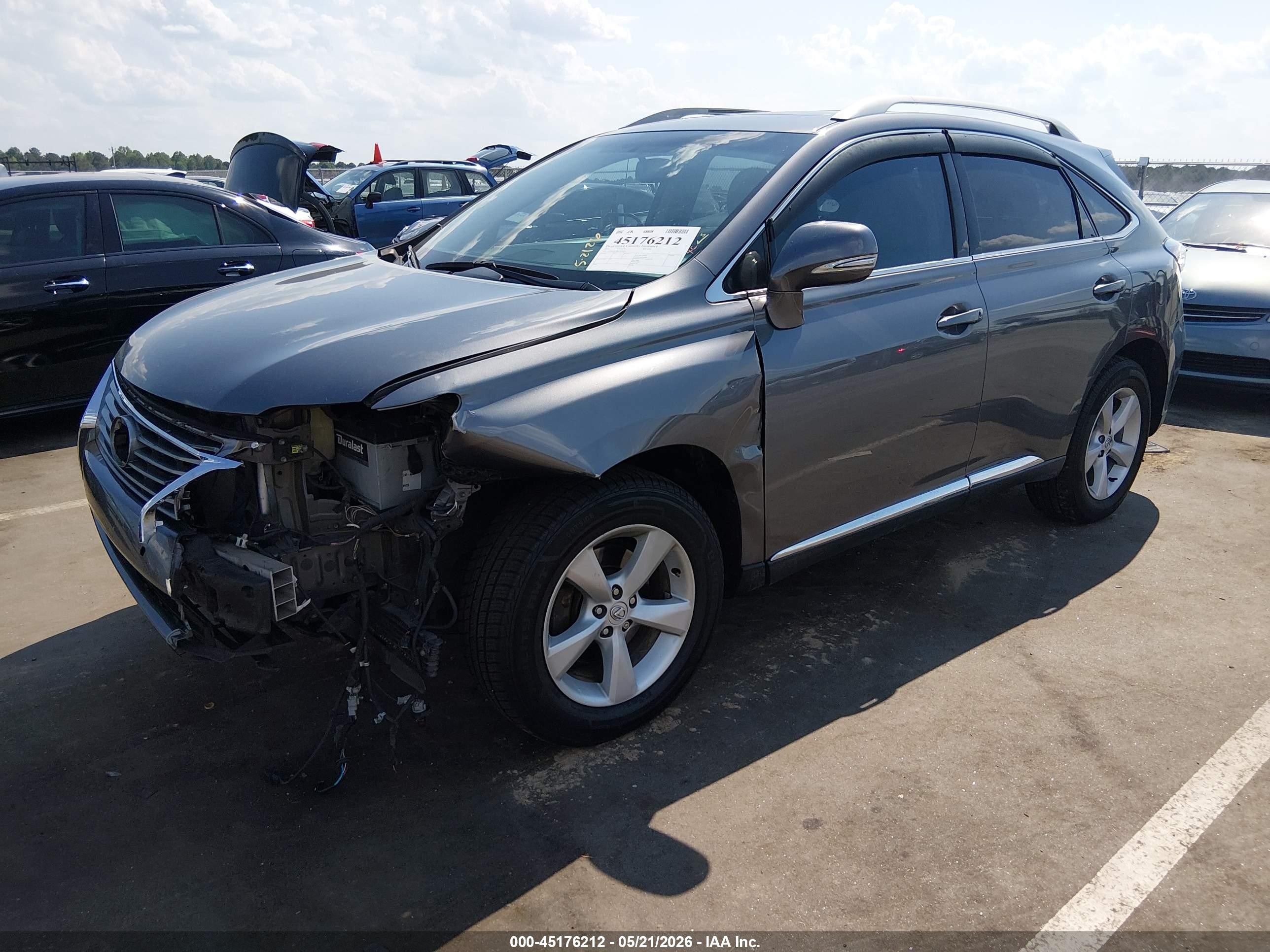 2013 Lexus Rx 350   Gray vin: 2T2BK1BA0DC213620