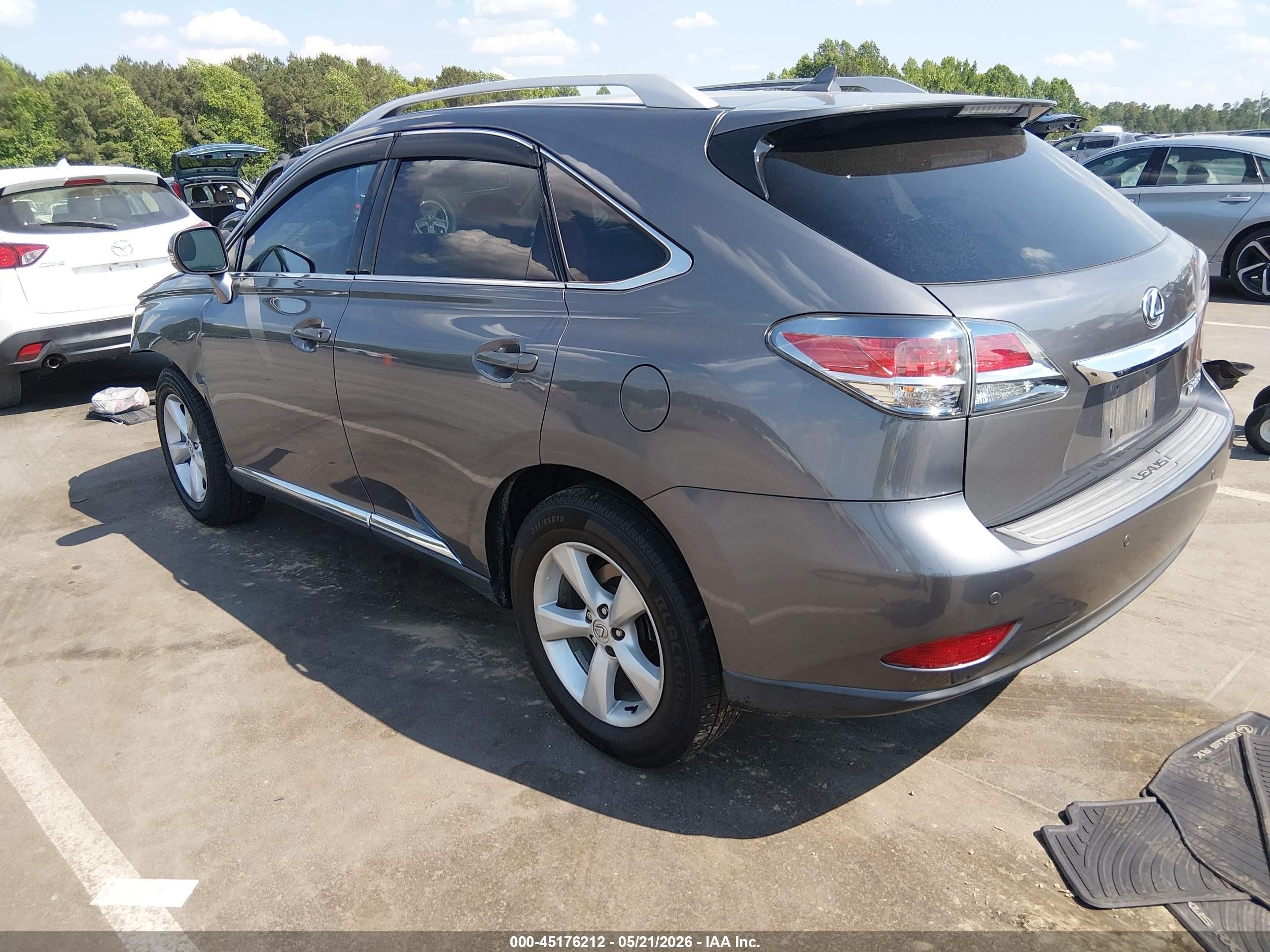 2013 Lexus Rx 350   Gray vin: 2T2BK1BA0DC213620