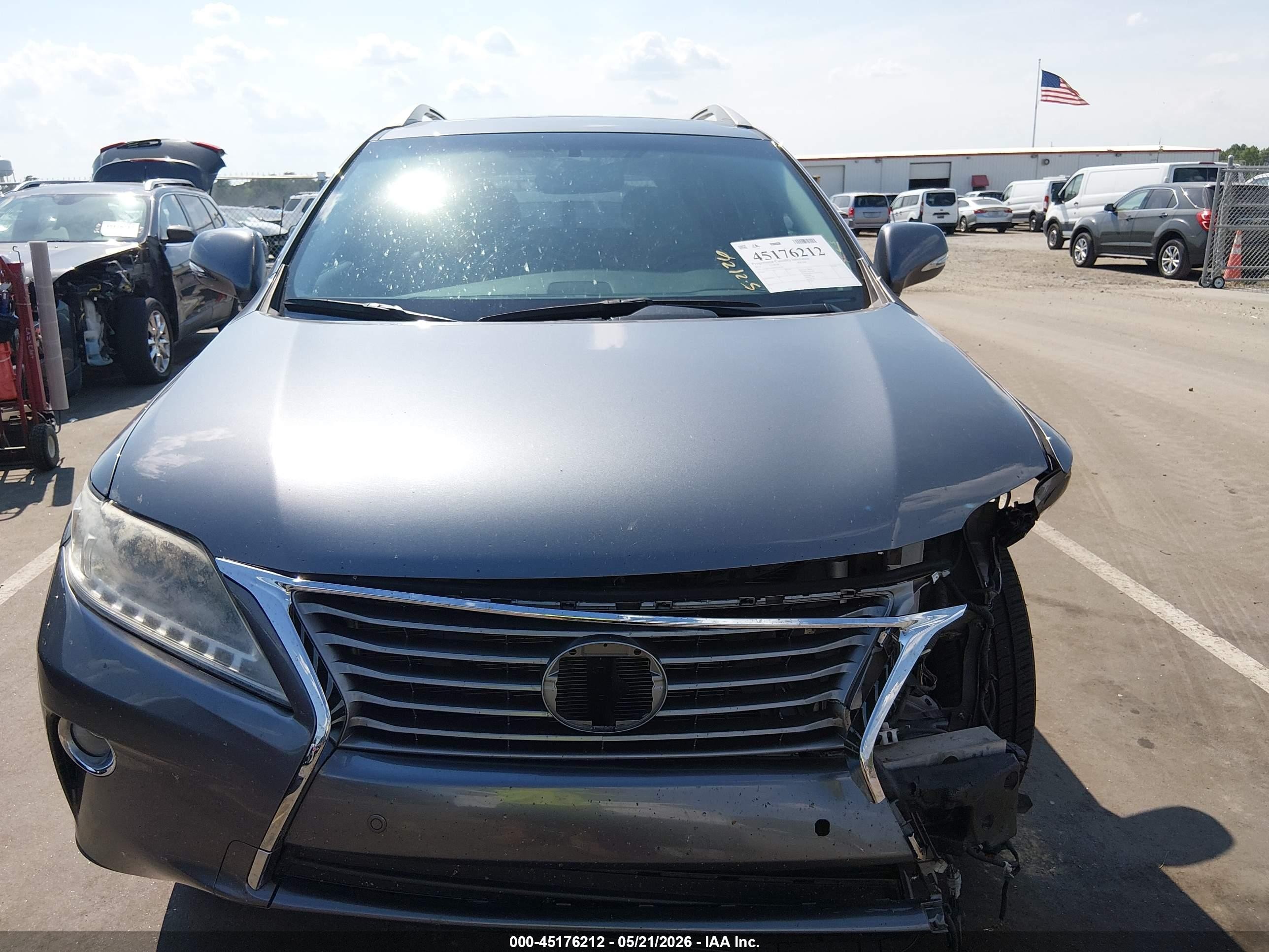 2013 Lexus Rx 350   Gray vin: 2T2BK1BA0DC213620