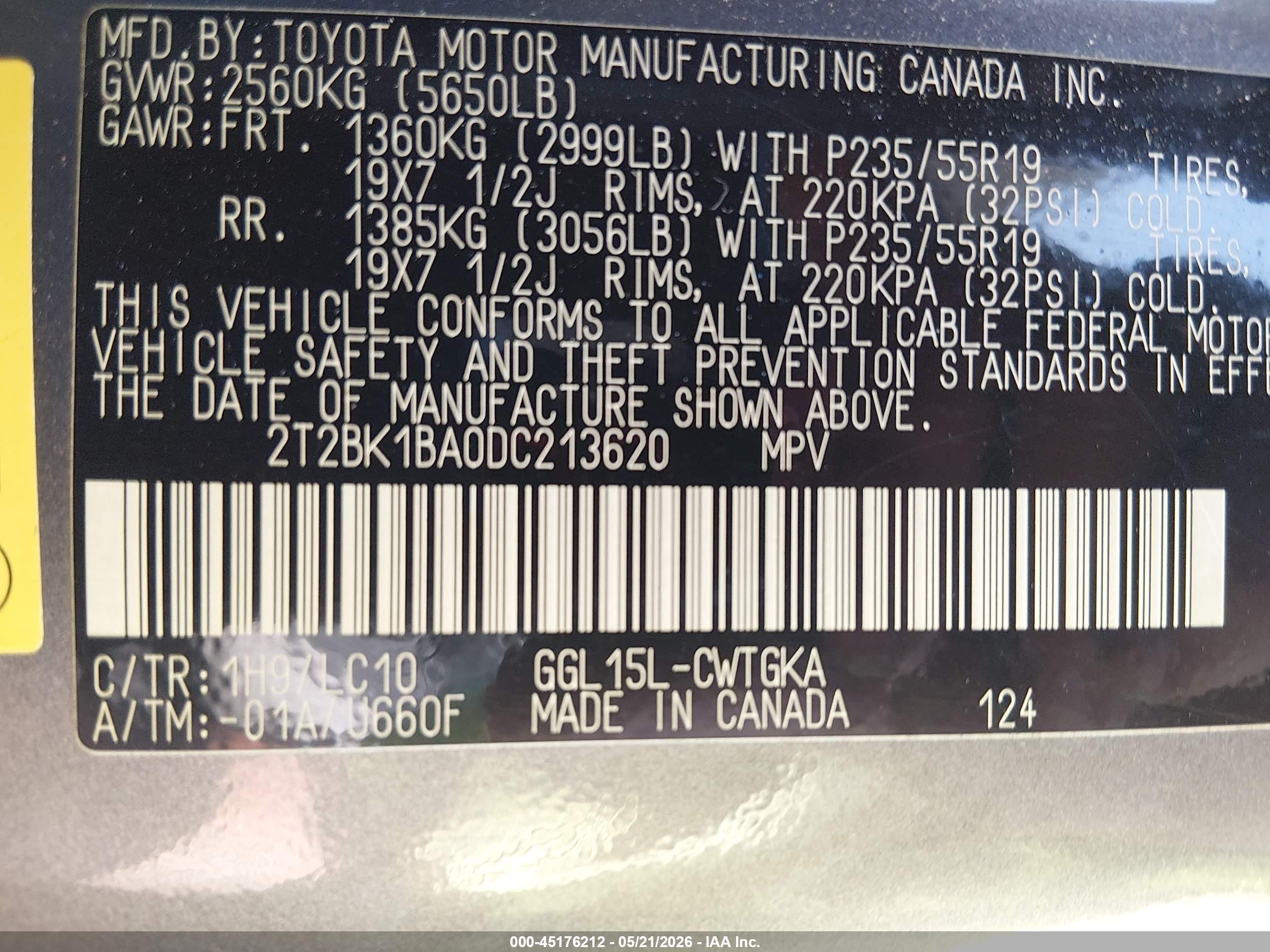 2013 Lexus Rx 350   Gray vin: 2T2BK1BA0DC213620