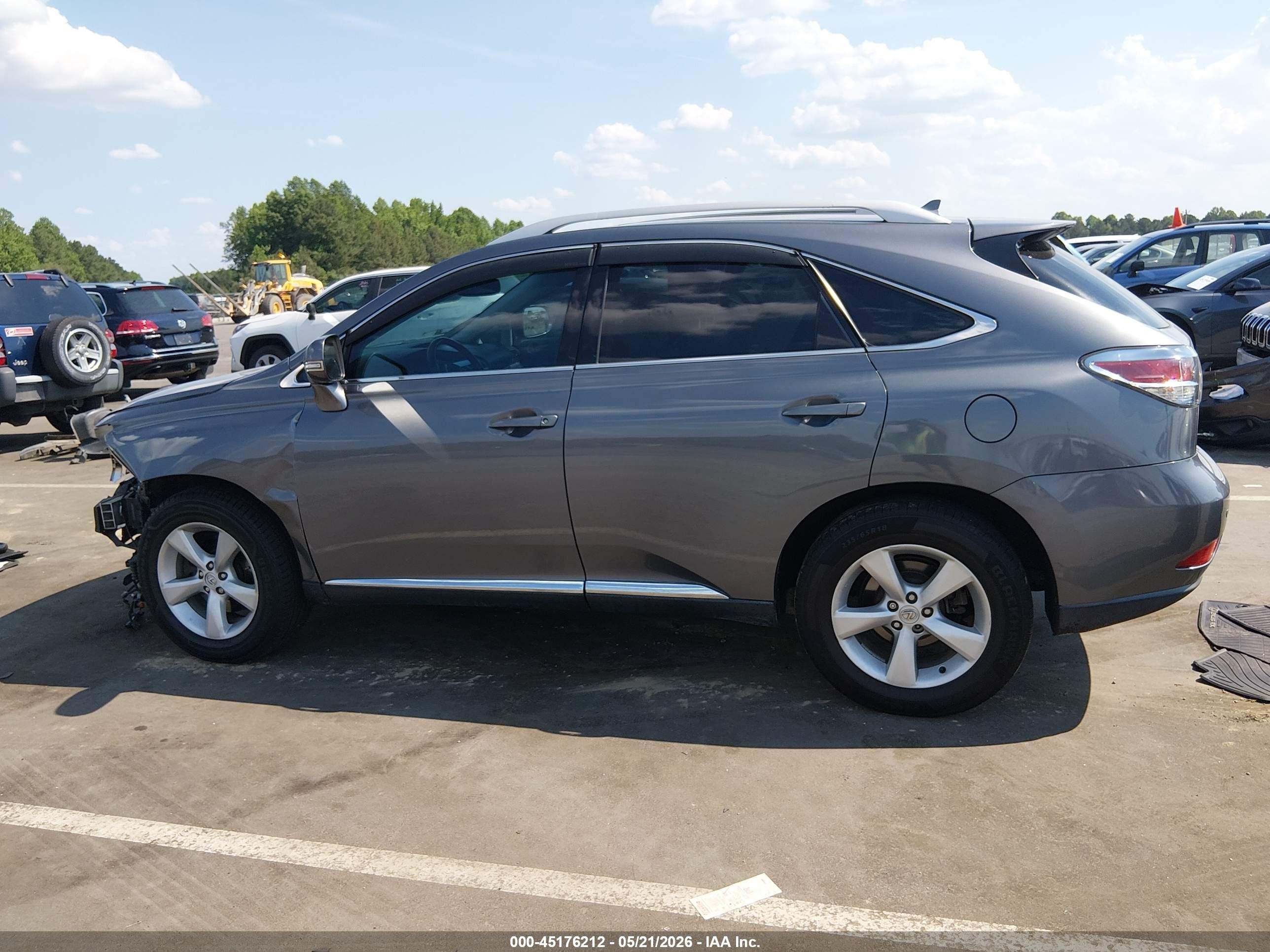 2013 Lexus Rx 350   Gray vin: 2T2BK1BA0DC213620