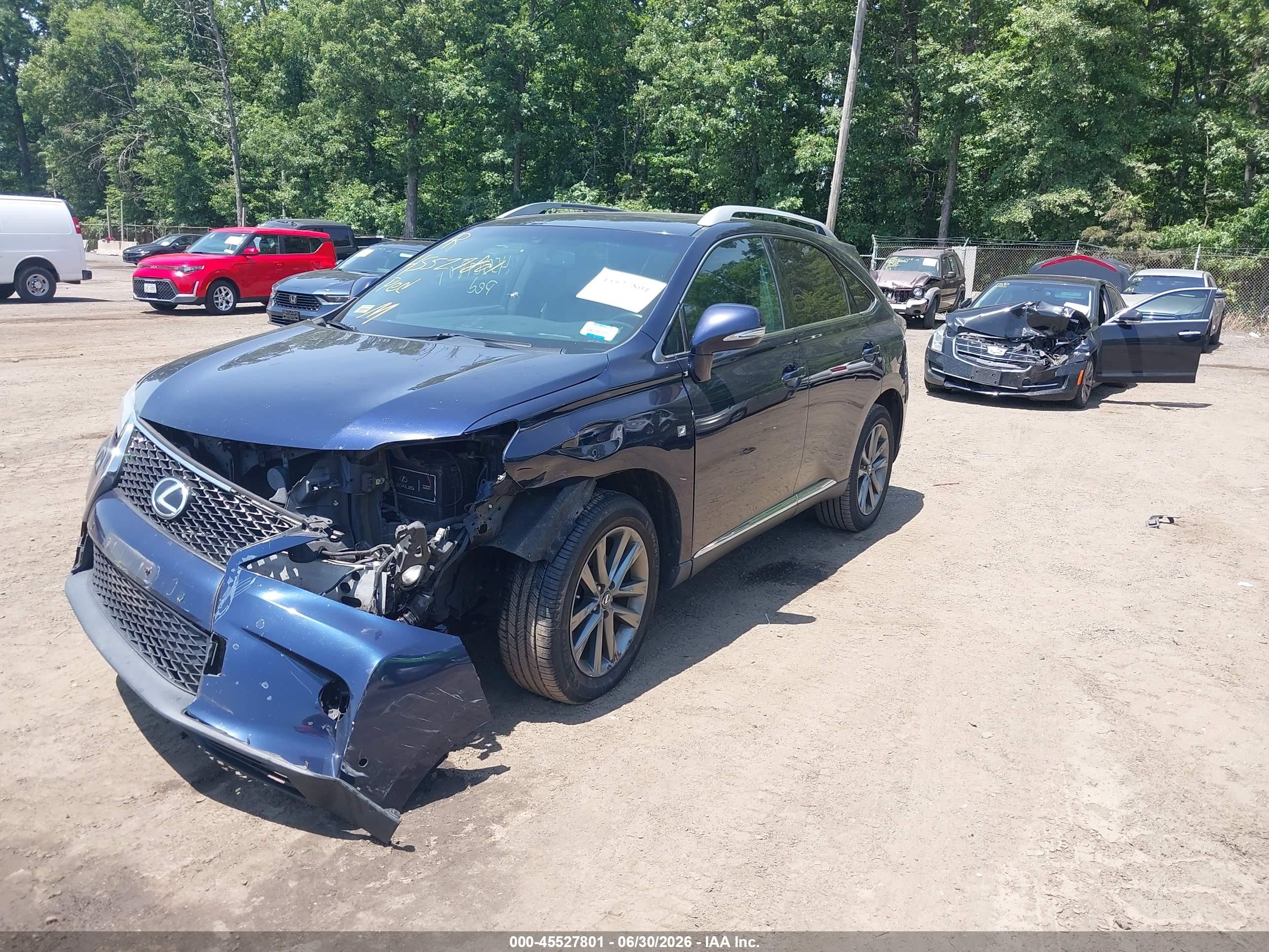 2013 Lexus Rx 350 F Sport Синий vin: 2T2BK1BA0DC215674