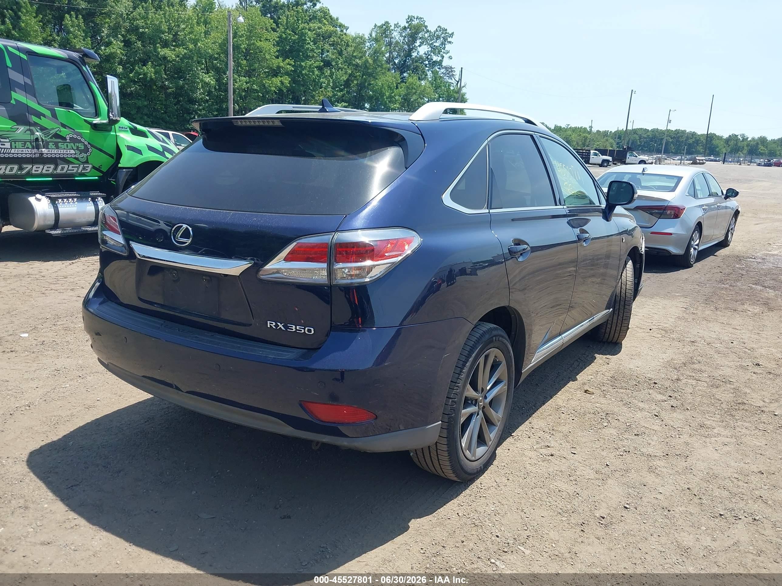 2013 Lexus Rx 350 F Sport Синий vin: 2T2BK1BA0DC215674