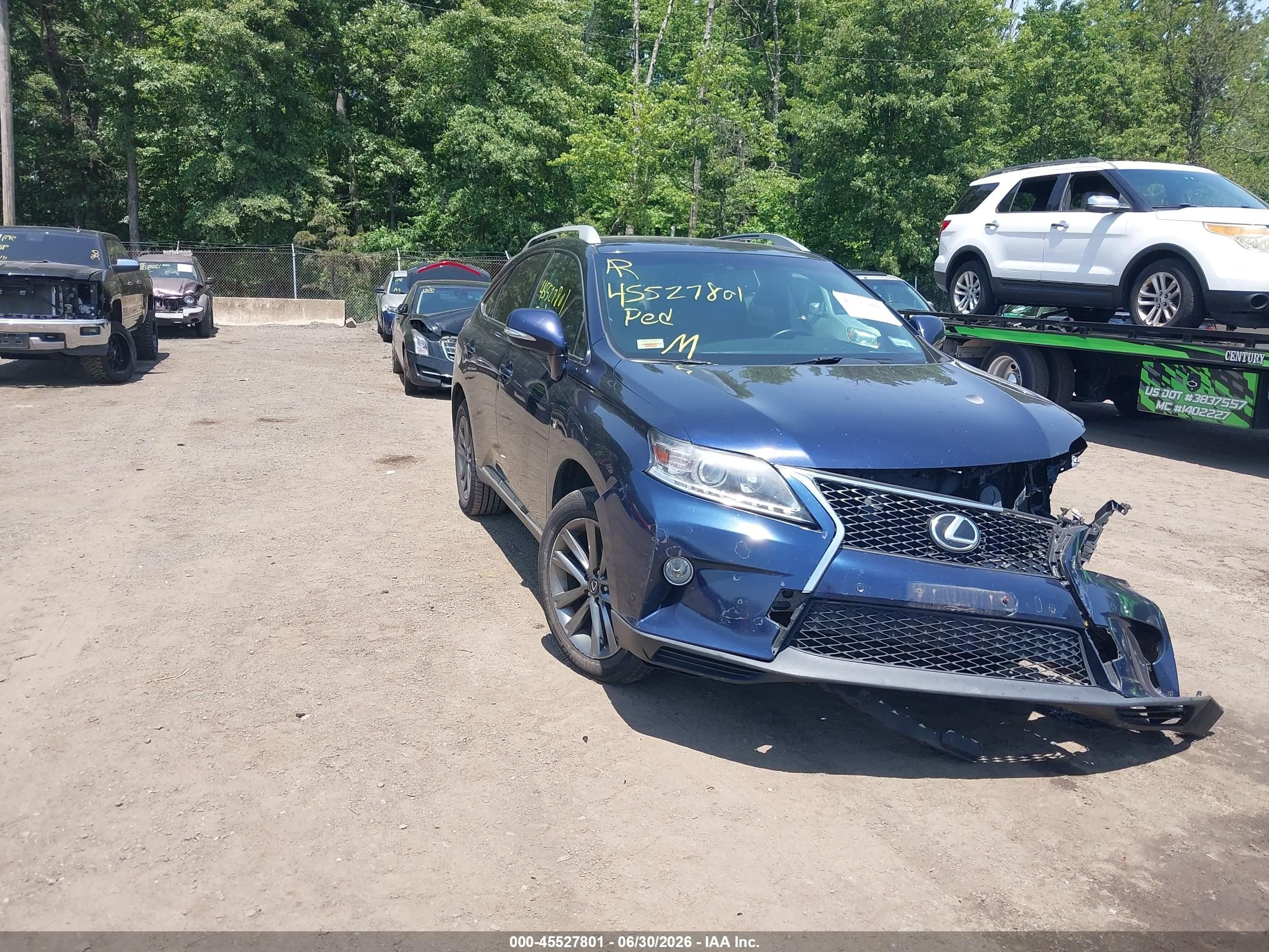 2013 Lexus Rx 350 F Sport Синий vin: 2T2BK1BA0DC215674