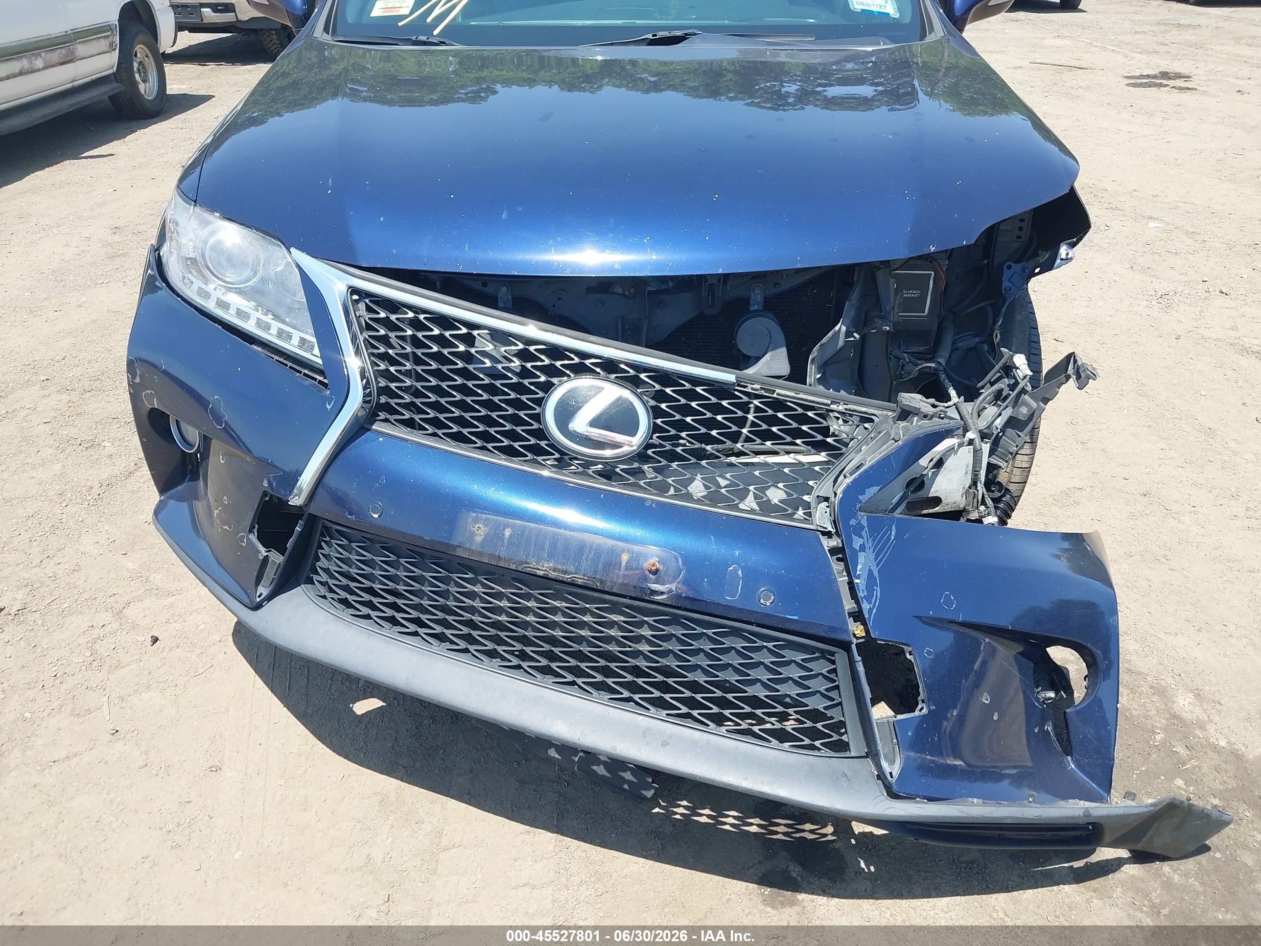 2013 Lexus Rx 350 F Sport Синий vin: 2T2BK1BA0DC215674