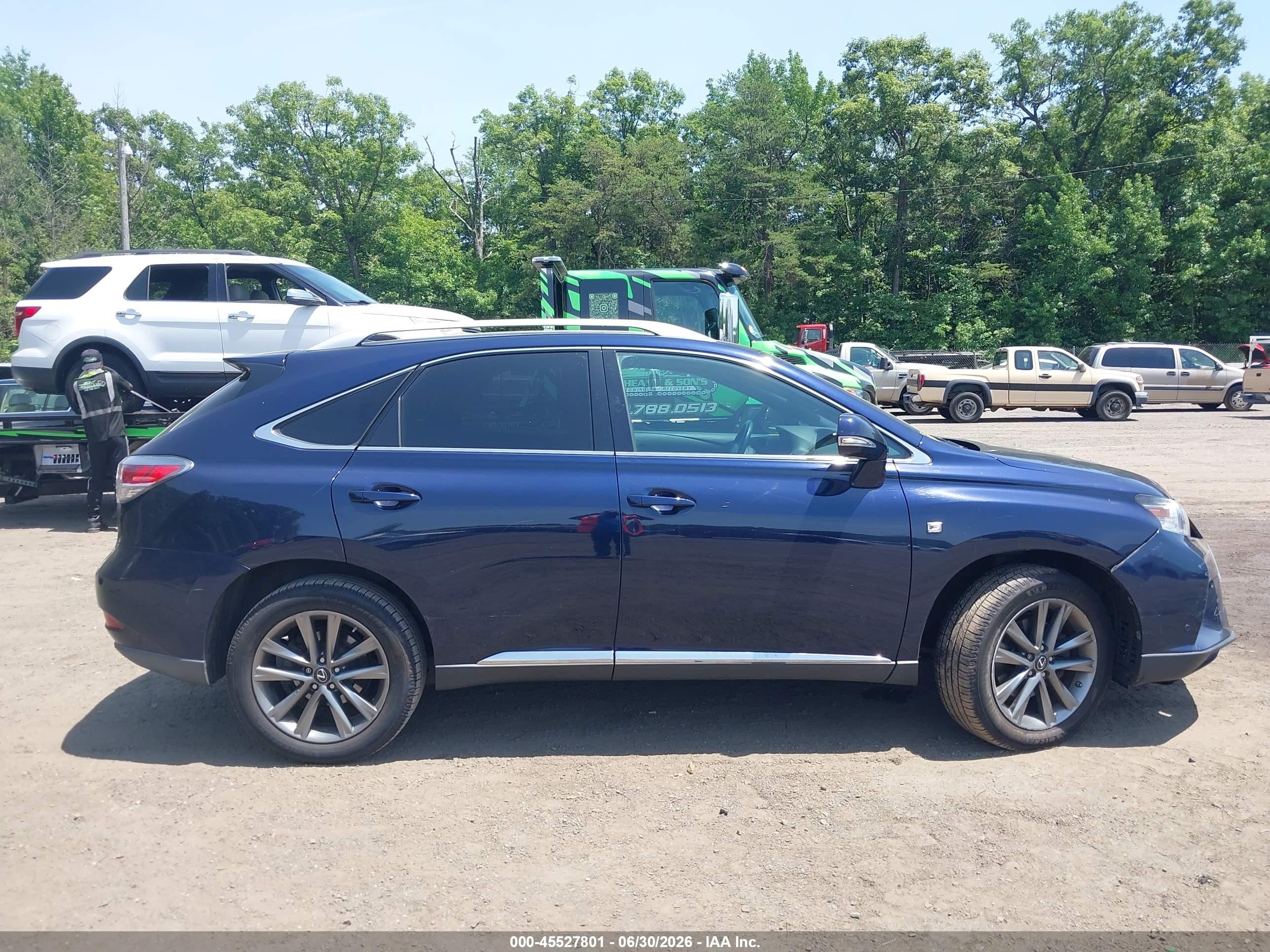 2013 Lexus Rx 350 F Sport Синий vin: 2T2BK1BA0DC215674
