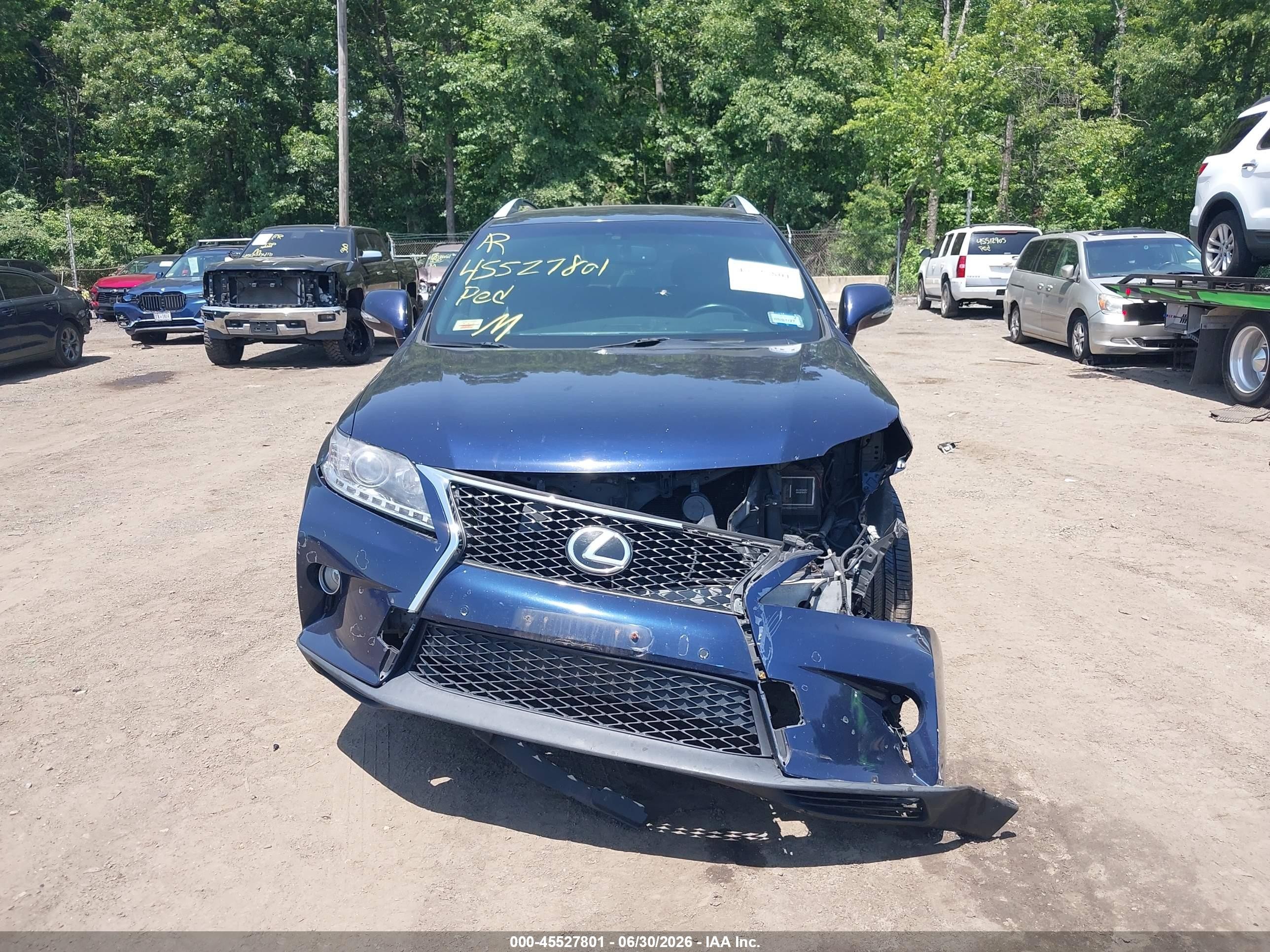 2013 Lexus Rx 350 F Sport Синий vin: 2T2BK1BA0DC215674