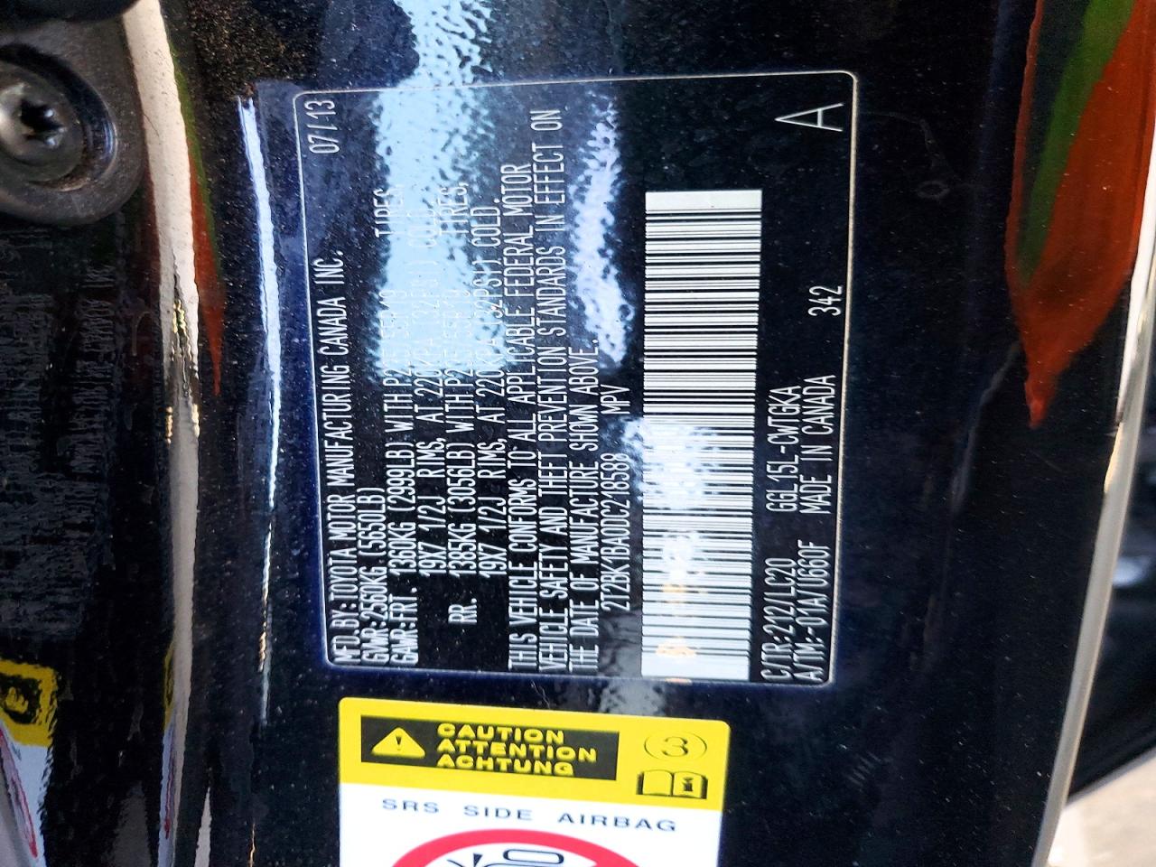 2013 Lexus Rx 350 Base Black vin: 2T2BK1BA0DC218588