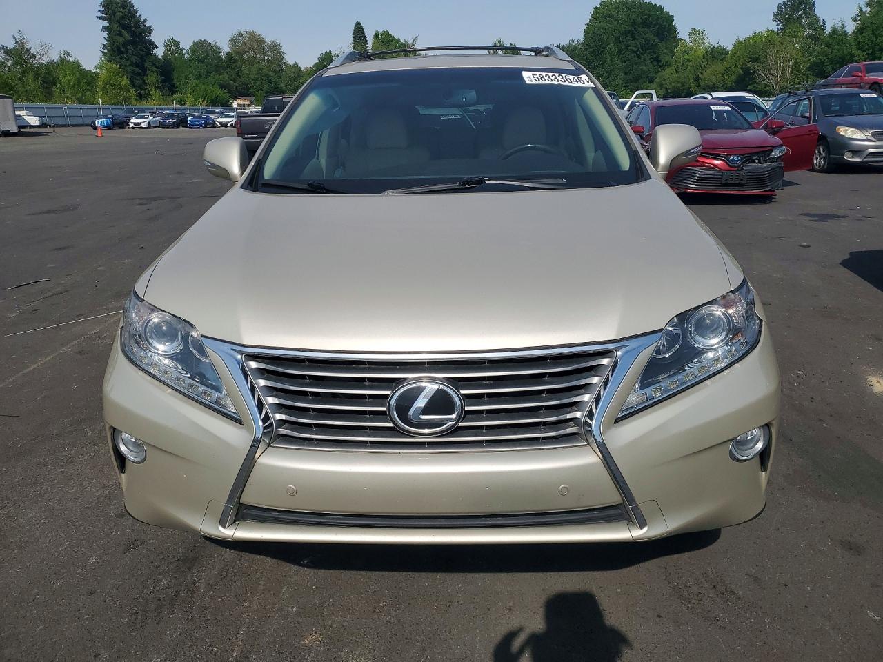 2014 Lexus Rx 350 Base Gold vin: 2T2BK1BA0EC247672
