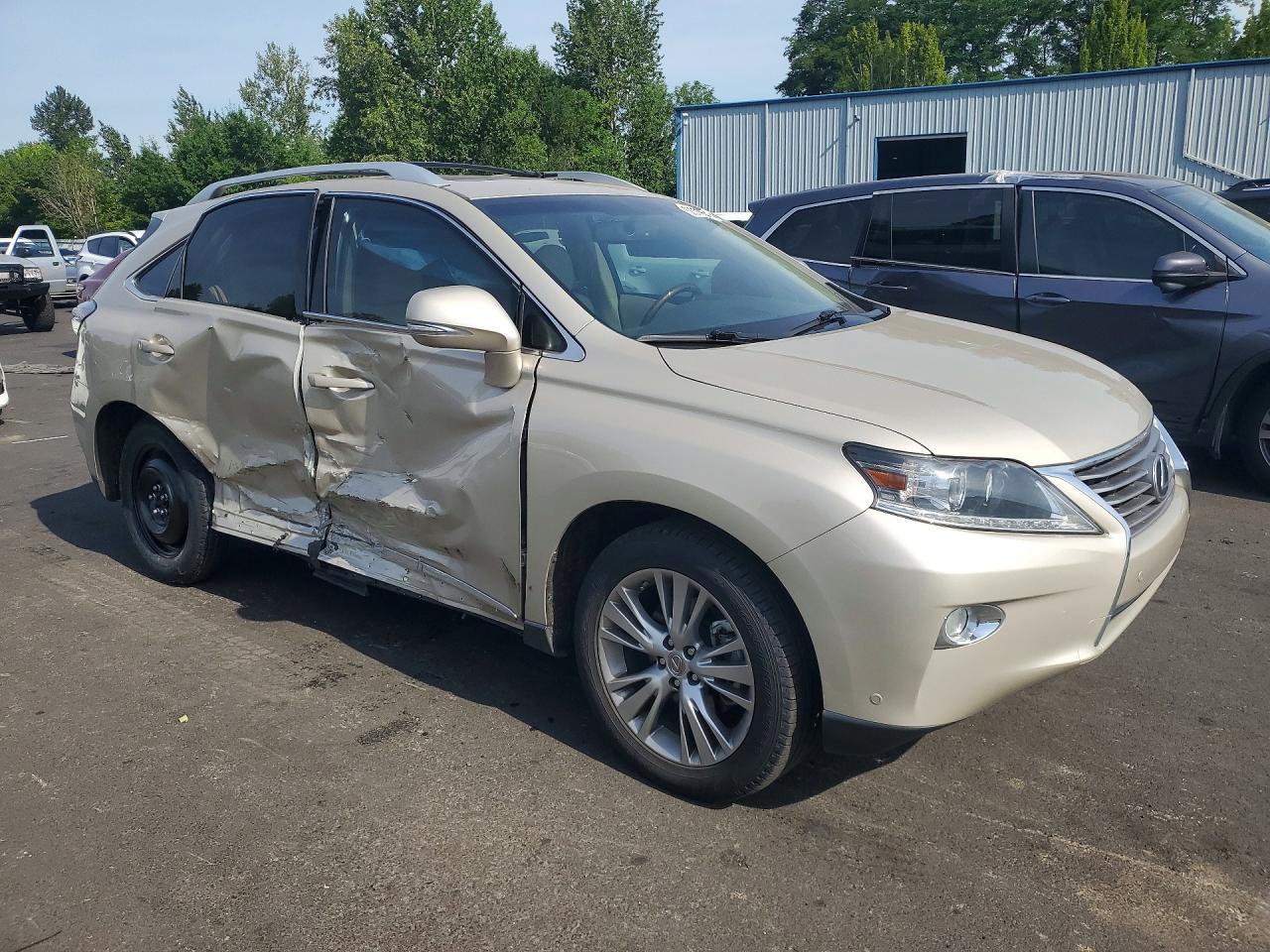 2014 Lexus Rx 350 Base Gold vin: 2T2BK1BA0EC247672