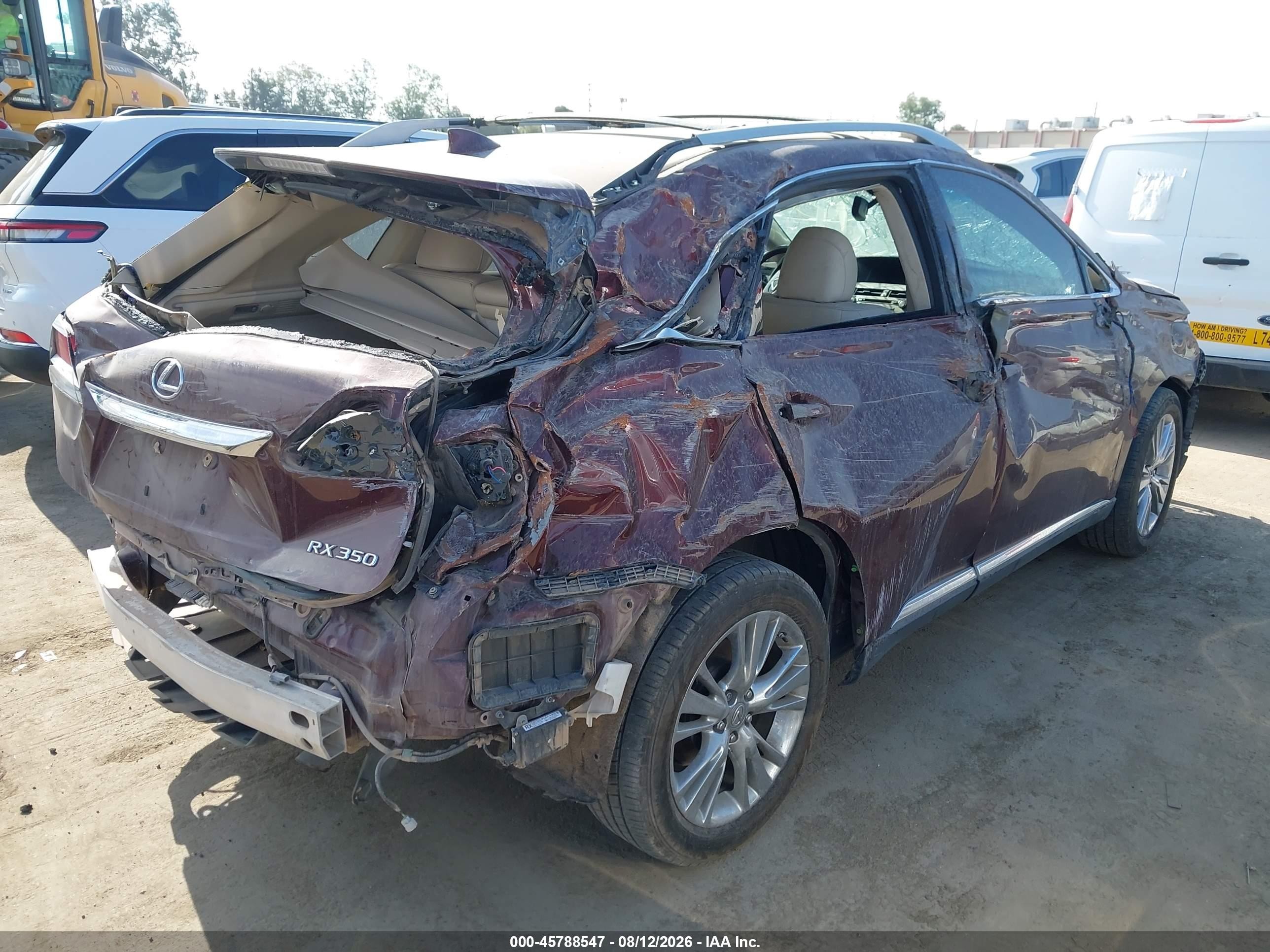 2014 Lexus Rx 350   Burgundy vin: 2T2BK1BA0EC250443