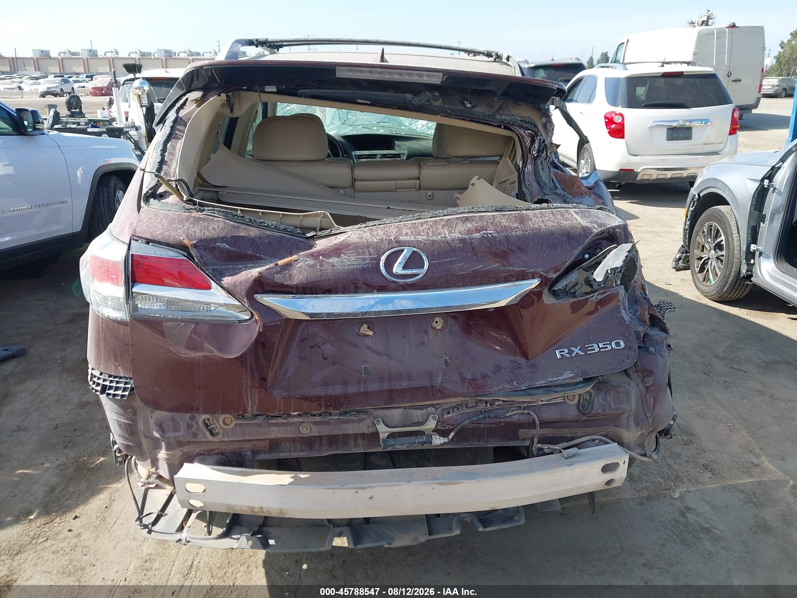 2014 Lexus Rx 350   Burgundy vin: 2T2BK1BA0EC250443