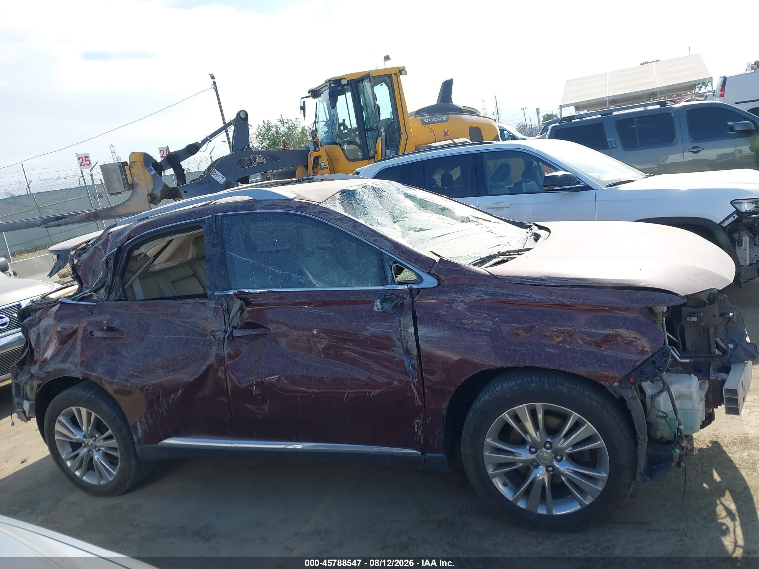 2014 Lexus Rx 350   Burgundy vin: 2T2BK1BA0EC250443