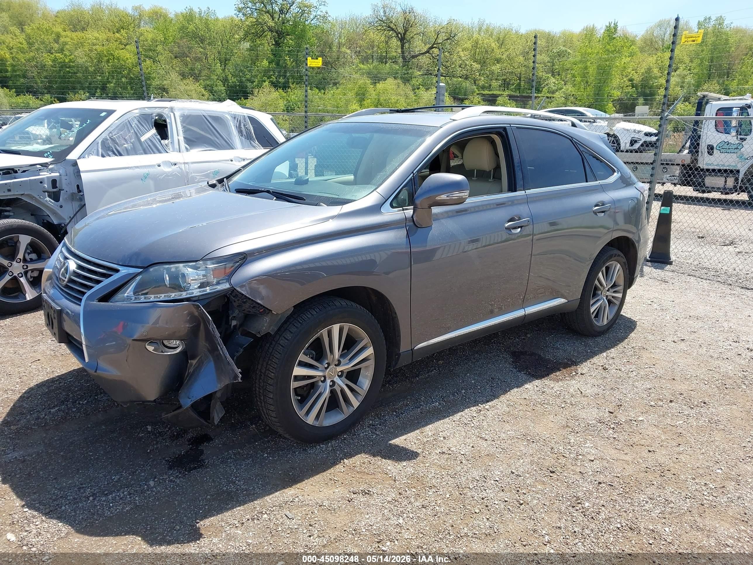 2015 Lexus Rx 350   Gray vin: 2T2BK1BA0FC258284