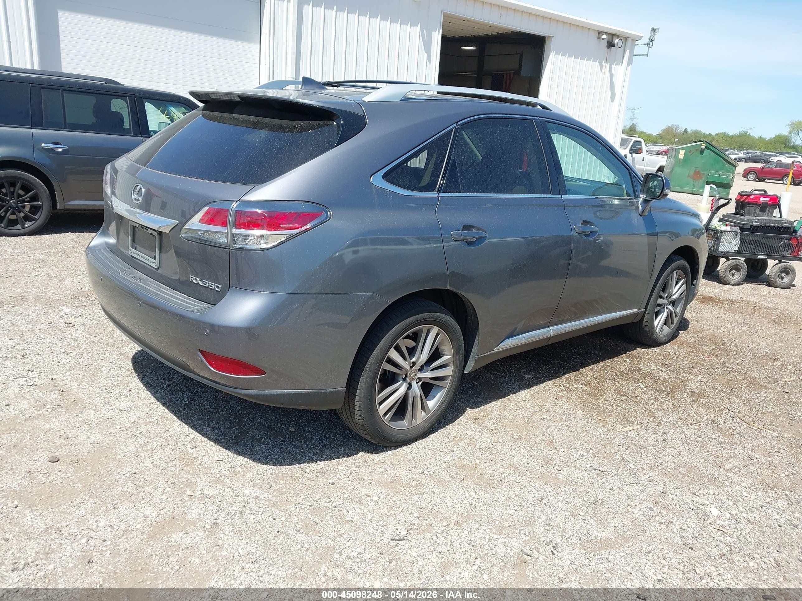 2015 Lexus Rx 350   Gray vin: 2T2BK1BA0FC258284