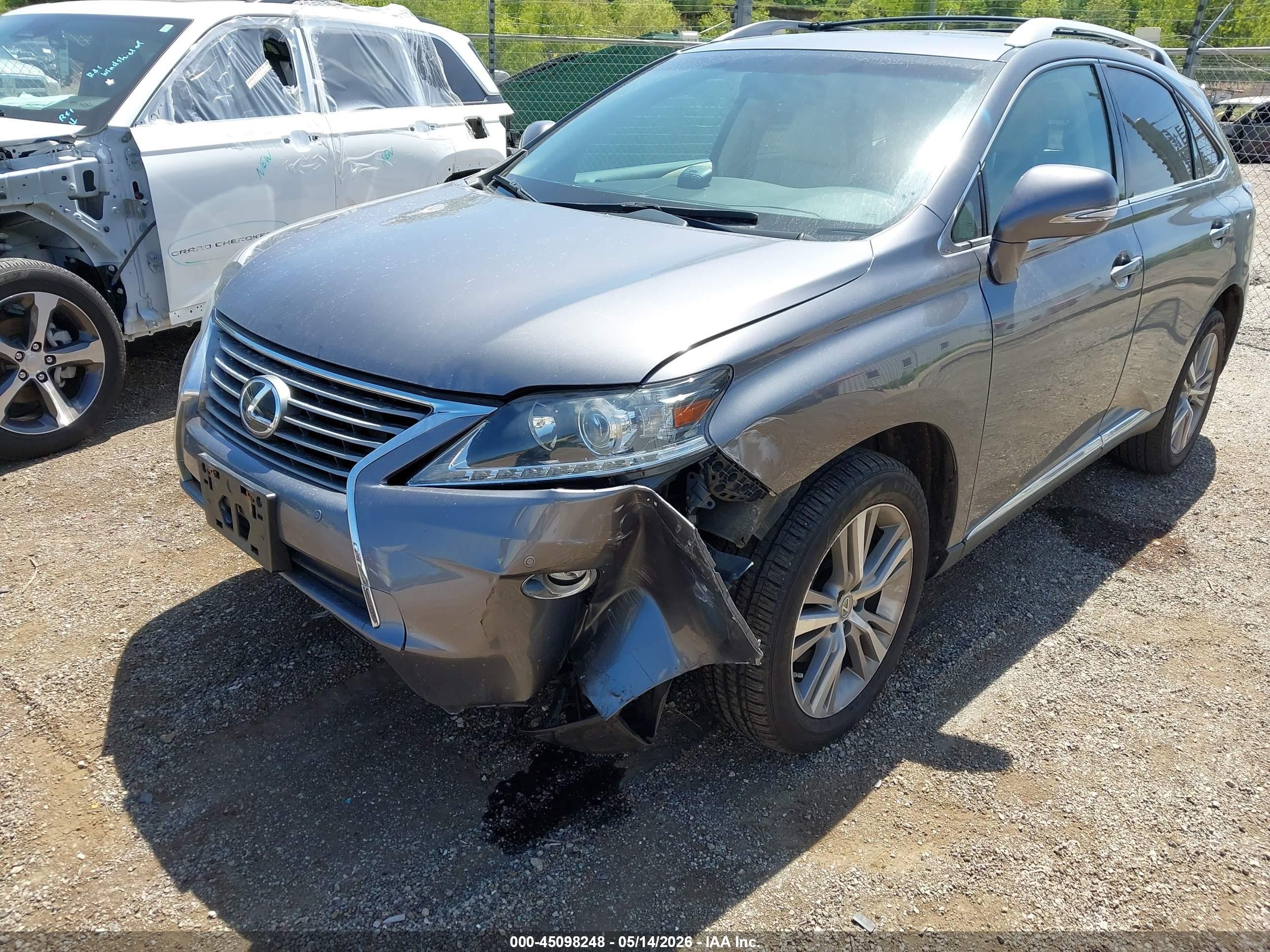 2015 Lexus Rx 350   Gray vin: 2T2BK1BA0FC258284