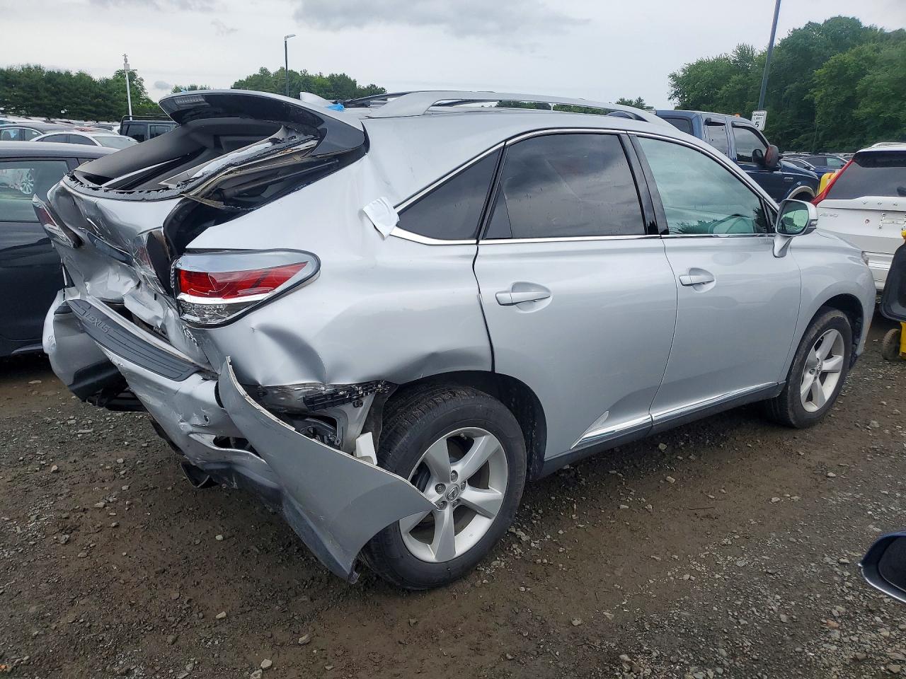 2015 Lexus Rx 350 Base Silver vin: 2T2BK1BA0FC258463