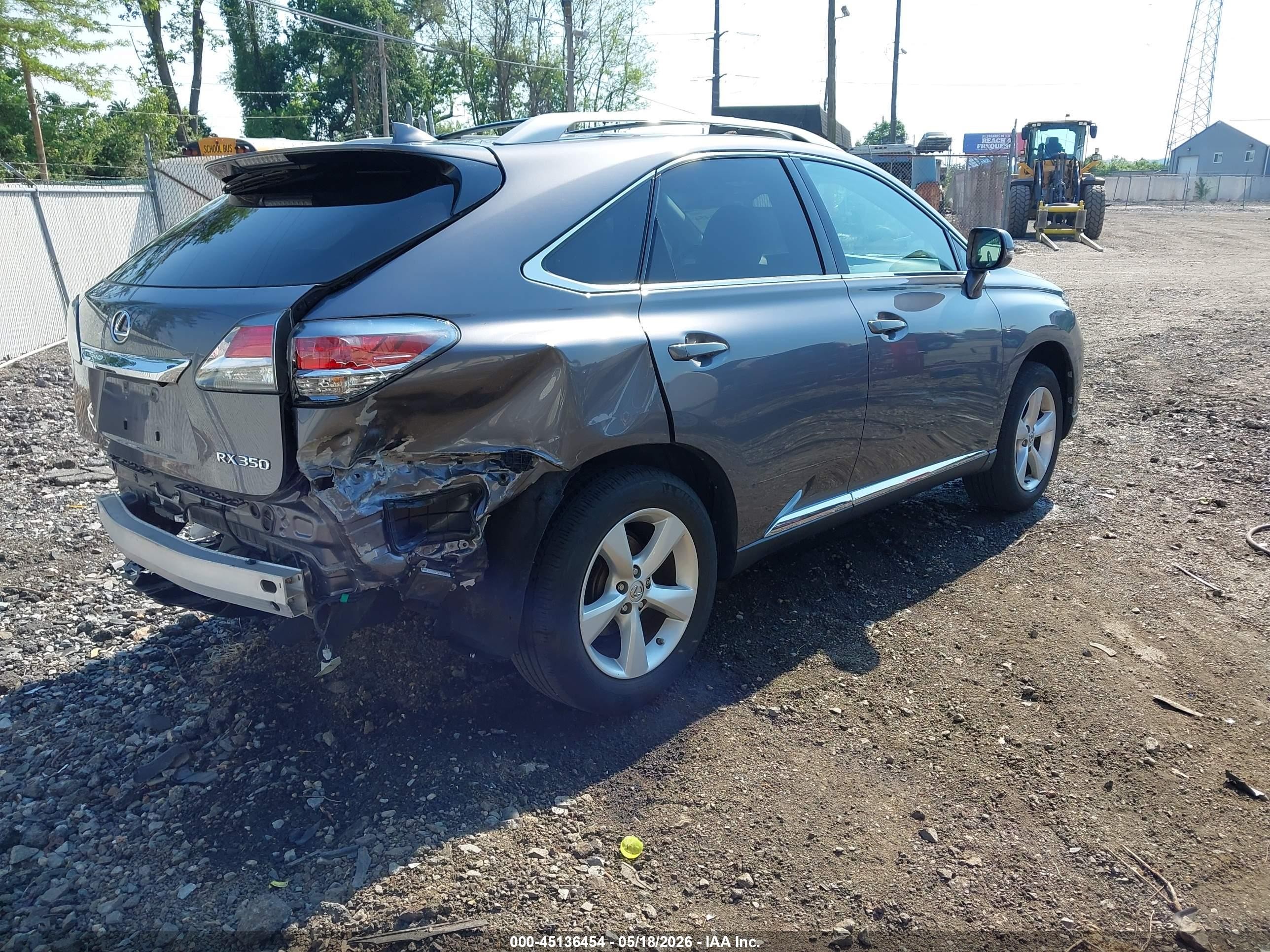 2015 Lexus Rx 350   Gray vin: 2T2BK1BA0FC259807