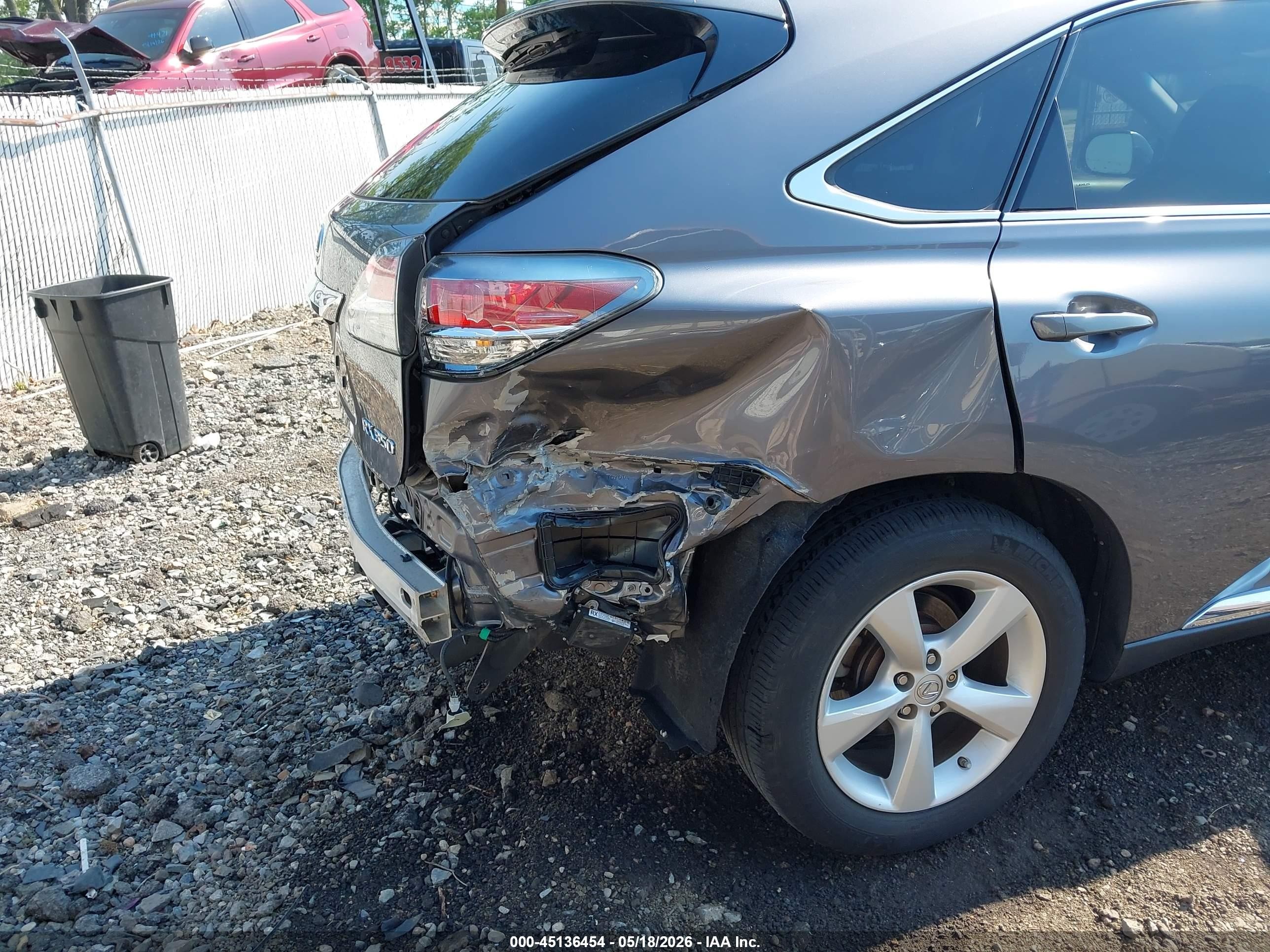 2015 Lexus Rx 350   Gray vin: 2T2BK1BA0FC259807