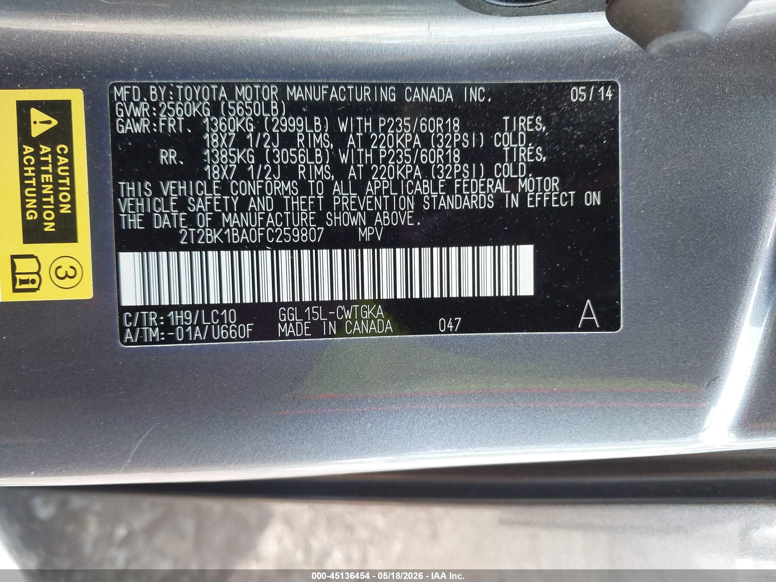 2015 Lexus Rx 350   Gray vin: 2T2BK1BA0FC259807
