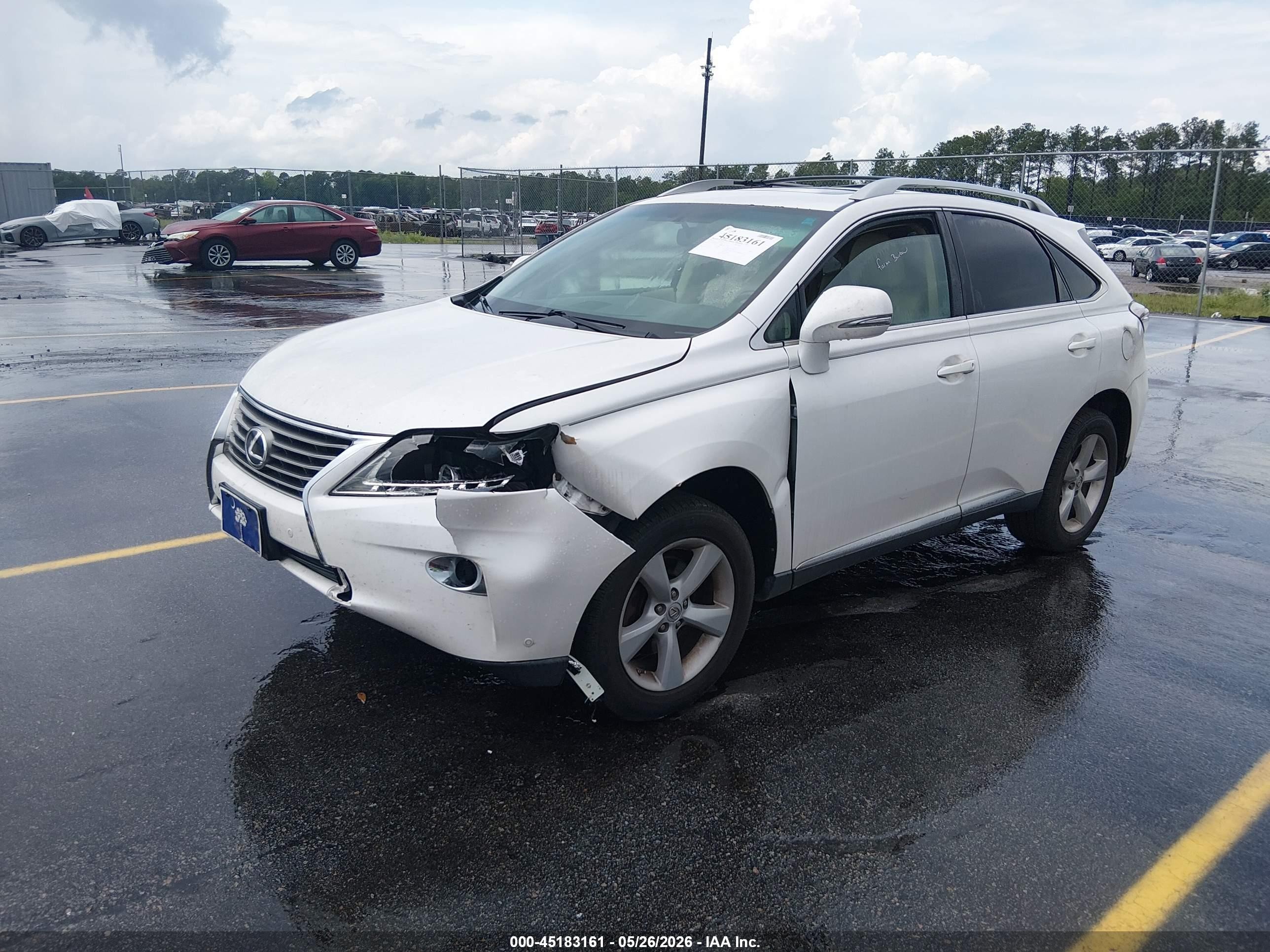 2015 Lexus Rx 350   White vin: 2T2BK1BA0FC272024