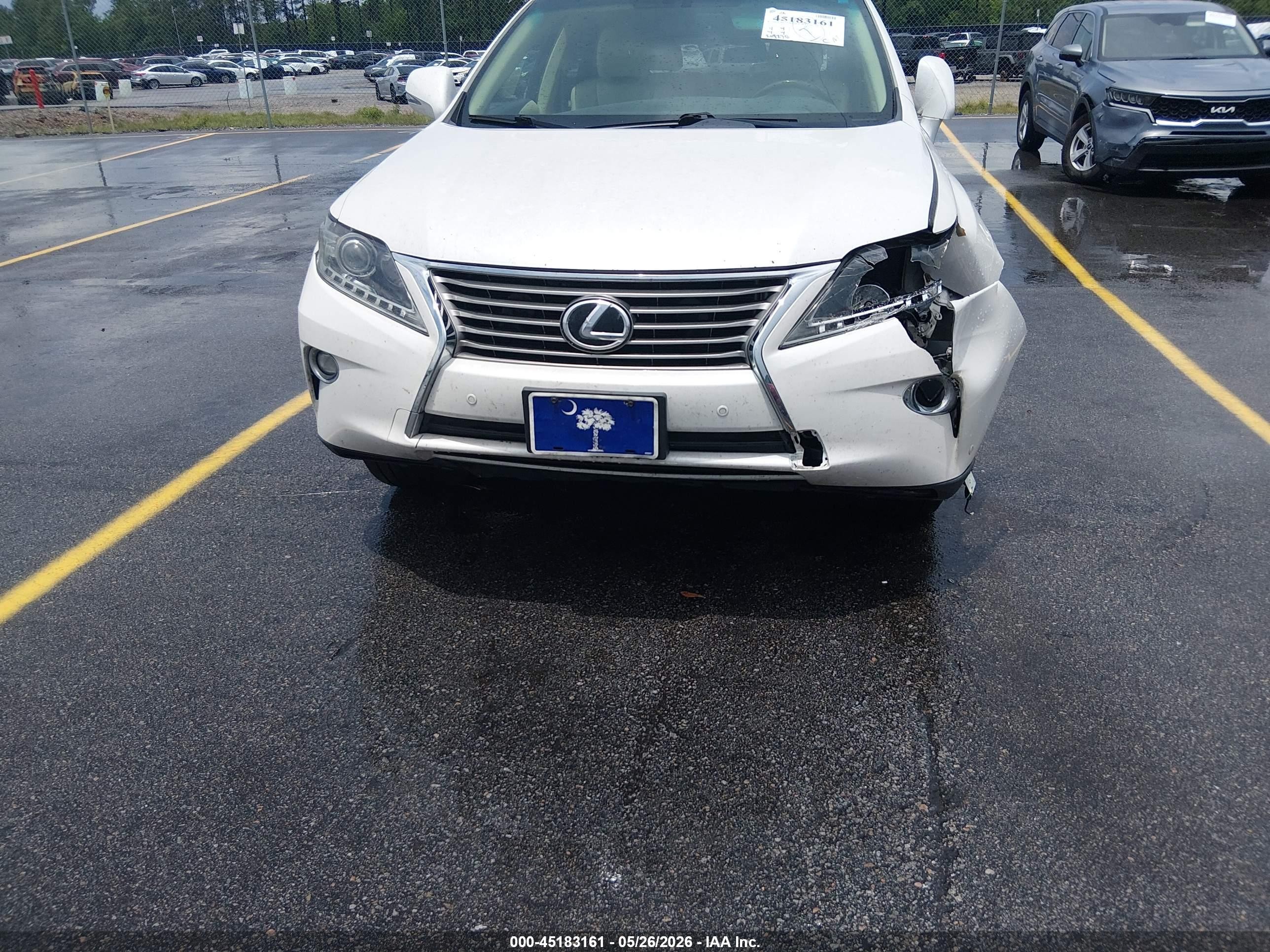 2015 Lexus Rx 350   White vin: 2T2BK1BA0FC272024