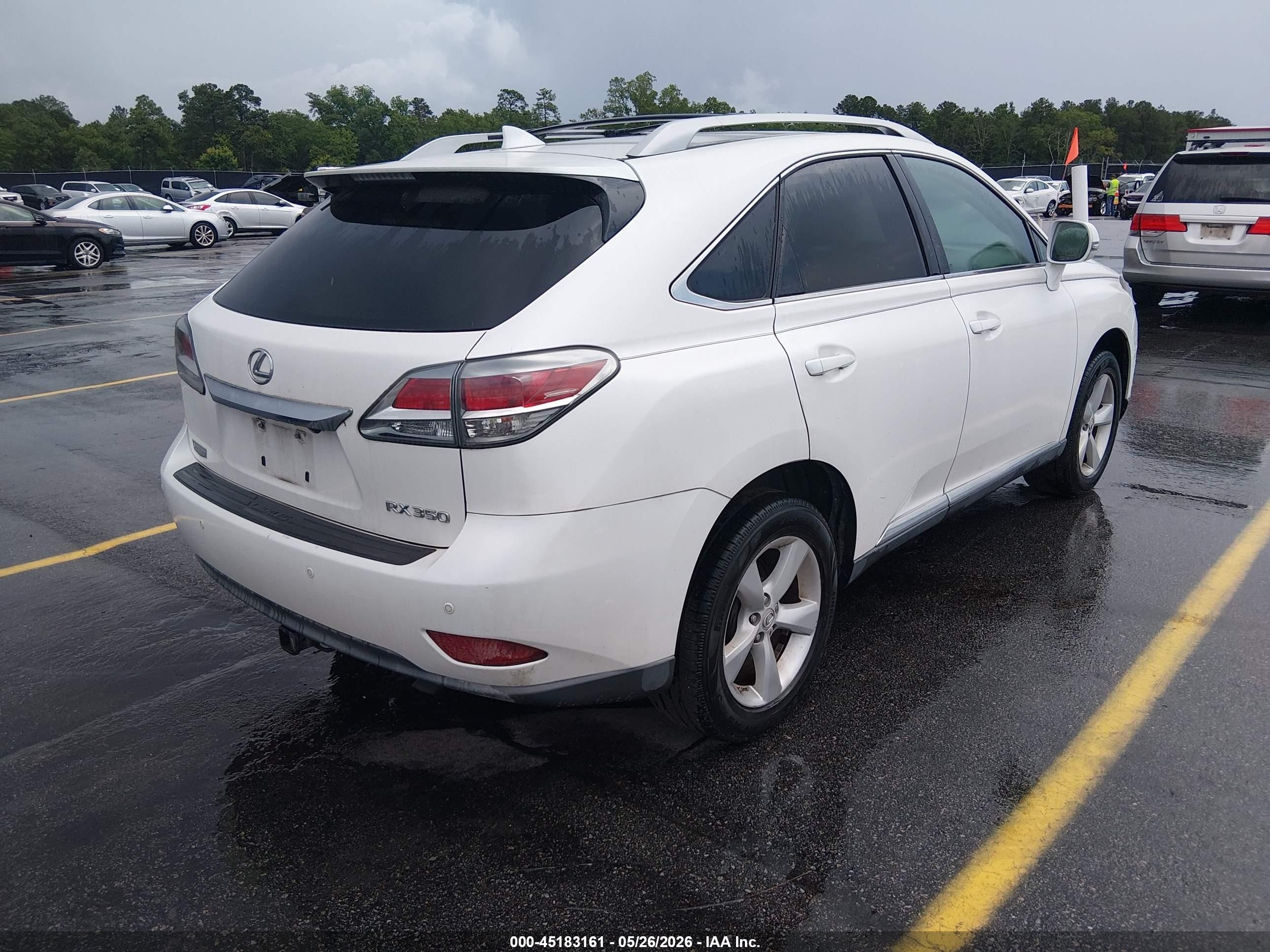 2015 Lexus Rx 350   White vin: 2T2BK1BA0FC272024