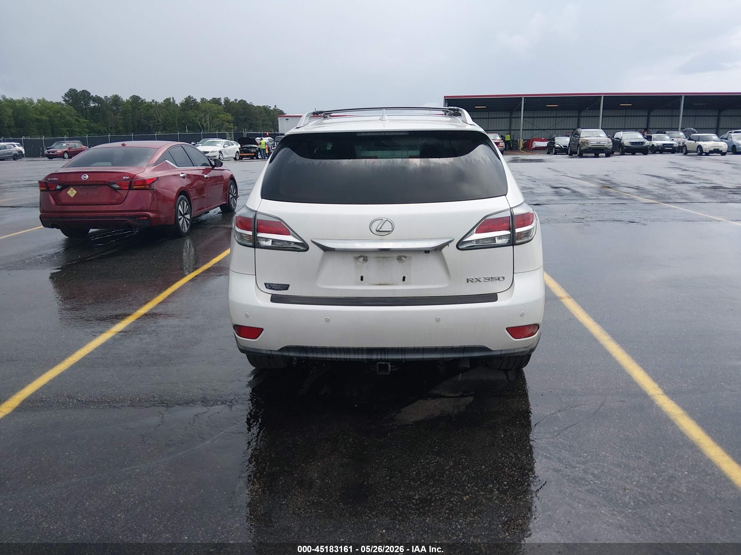 2015 Lexus Rx 350   White vin: 2T2BK1BA0FC272024