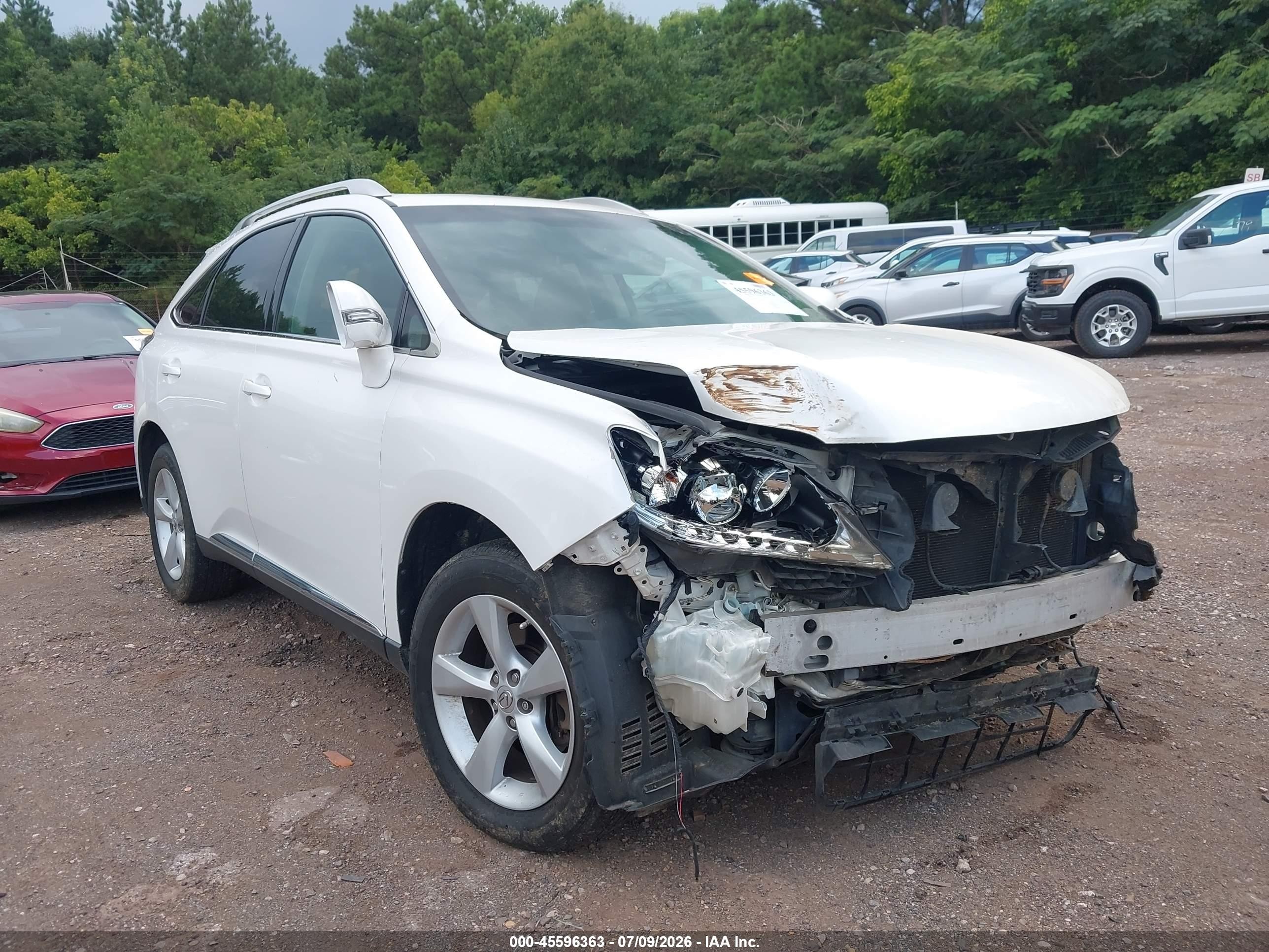 2015 Lexus Rx 350   White vin: 2T2BK1BA0FC276025