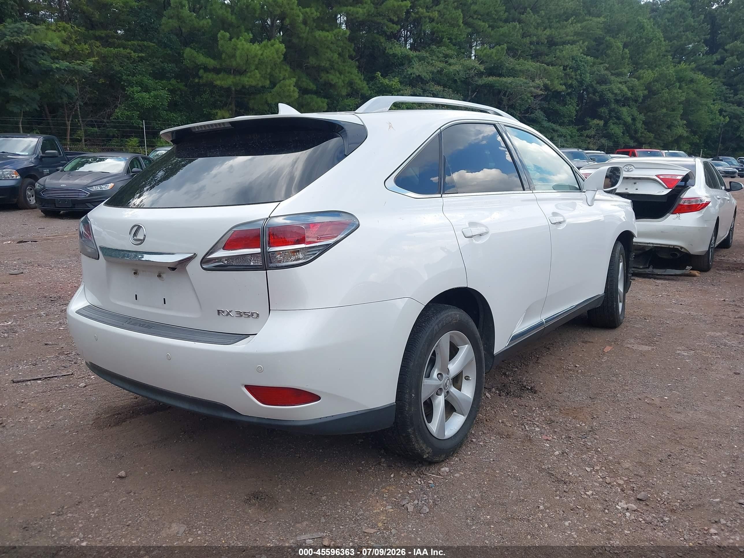 2015 Lexus Rx 350   White vin: 2T2BK1BA0FC276025